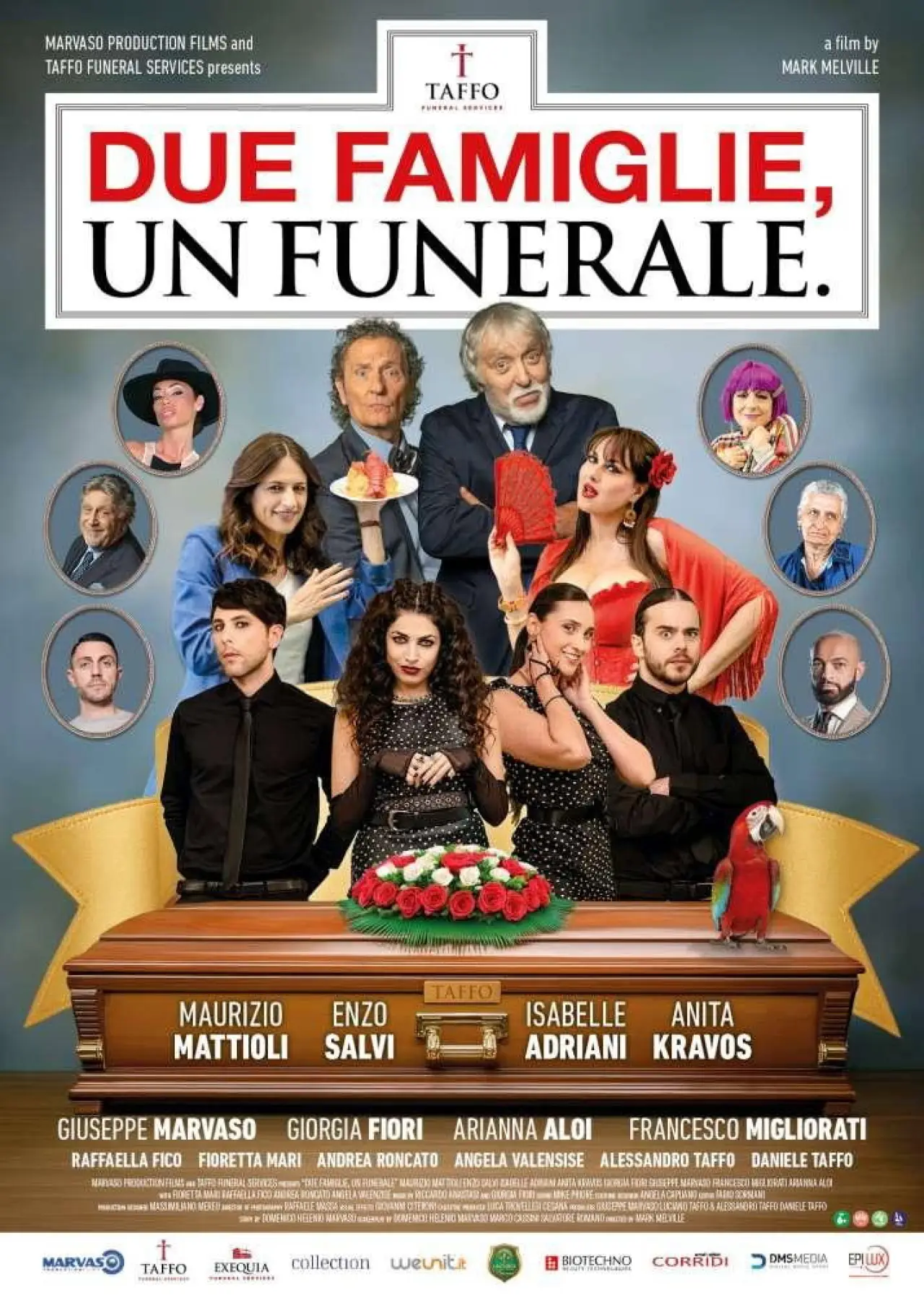 Постер к фильму "Due famiglie, un funerale"