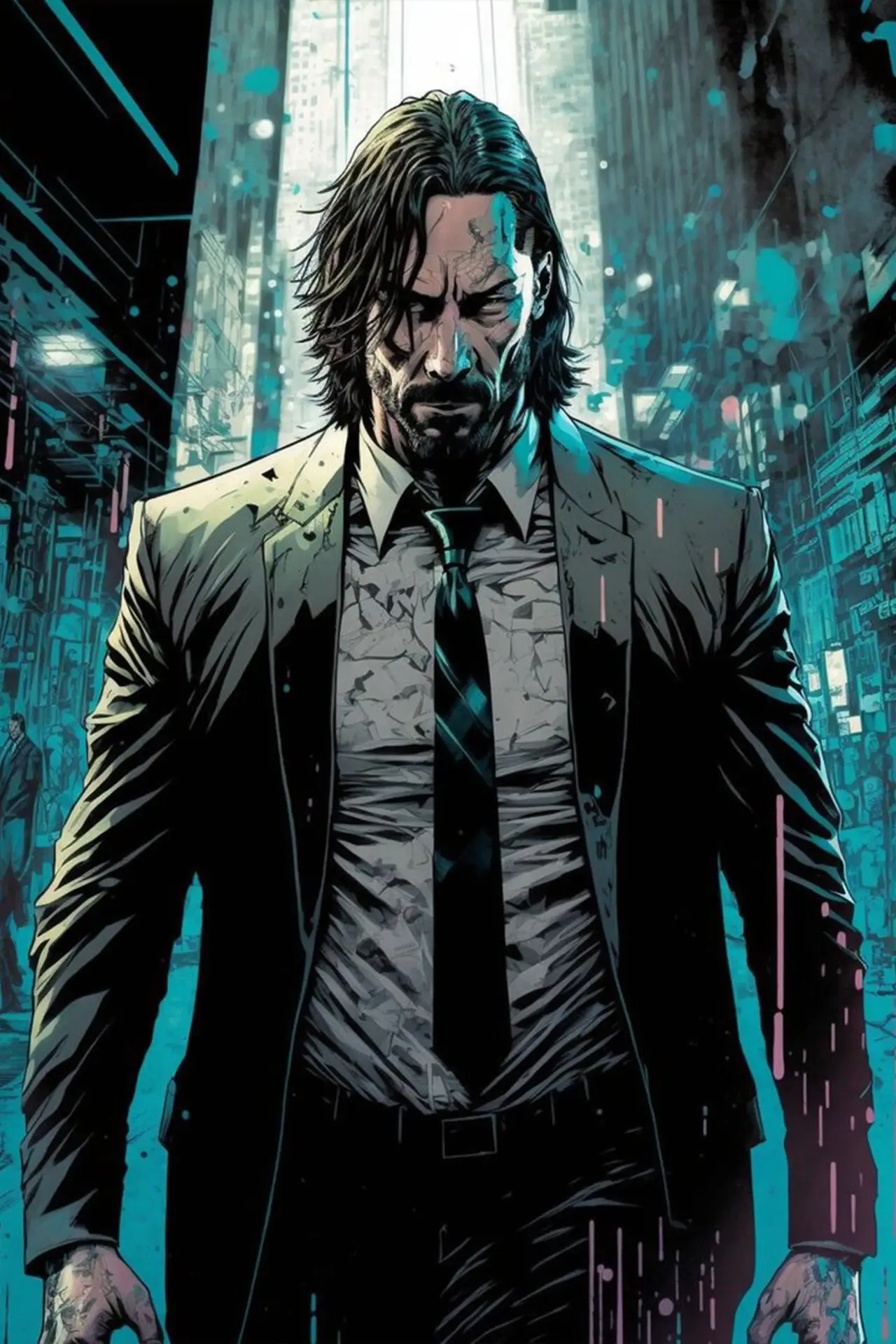 Постер к фильму "Untitled Animated John Wick Prequel"
