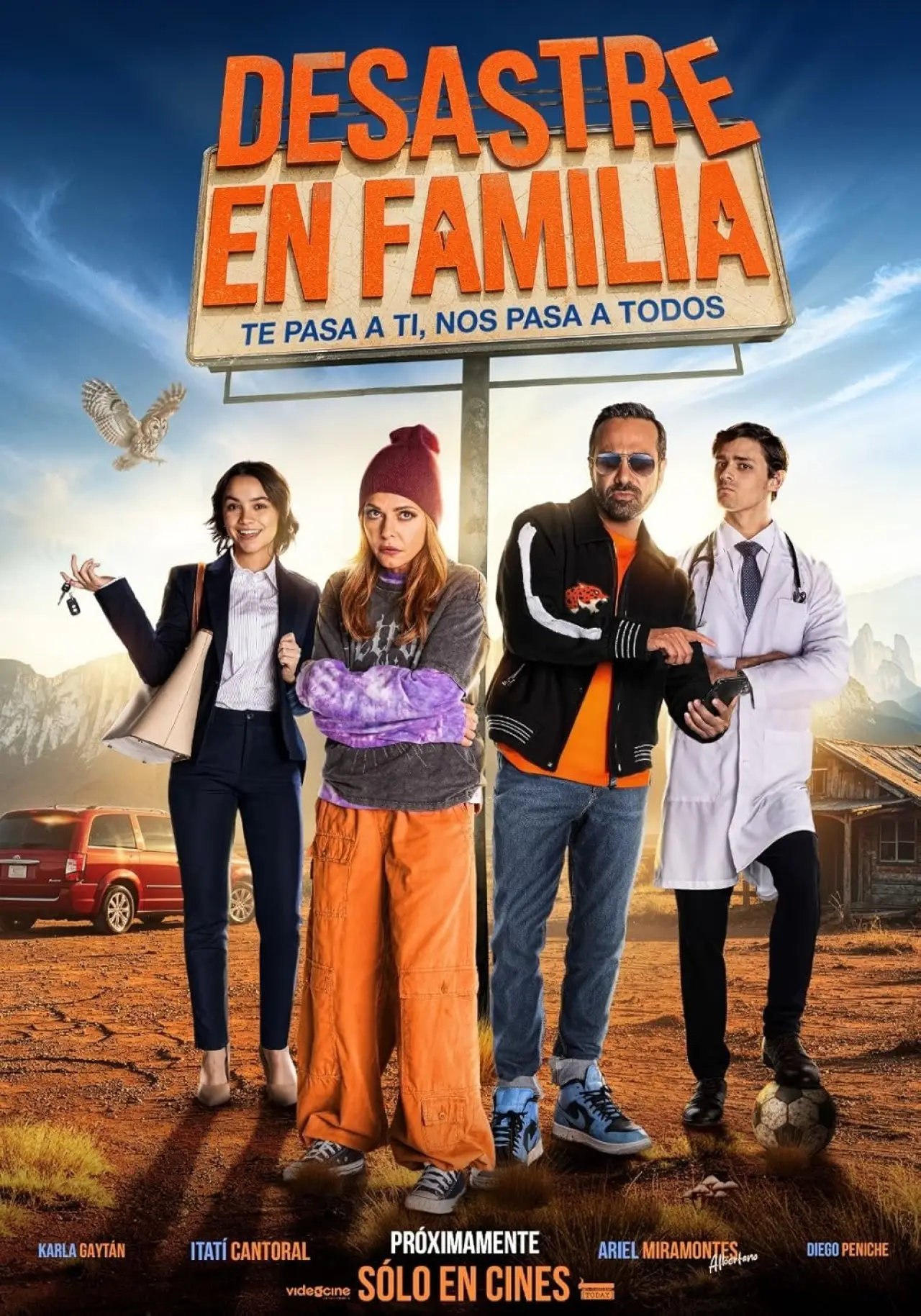 Постер к фильму "Desastre en familia"