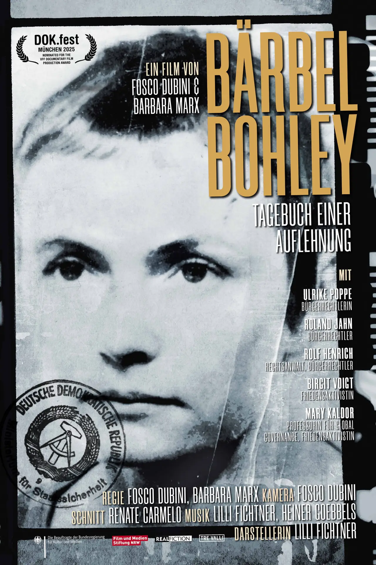 Постер к фильму "Bärbel Bohley - Tagebuch einer Auflehnung"