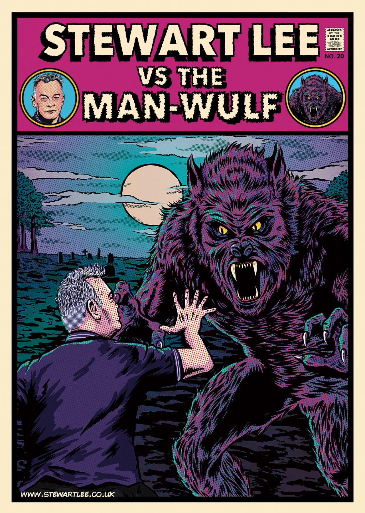 Постер к фильму "Stewart Lee vs The Man-Wulf"