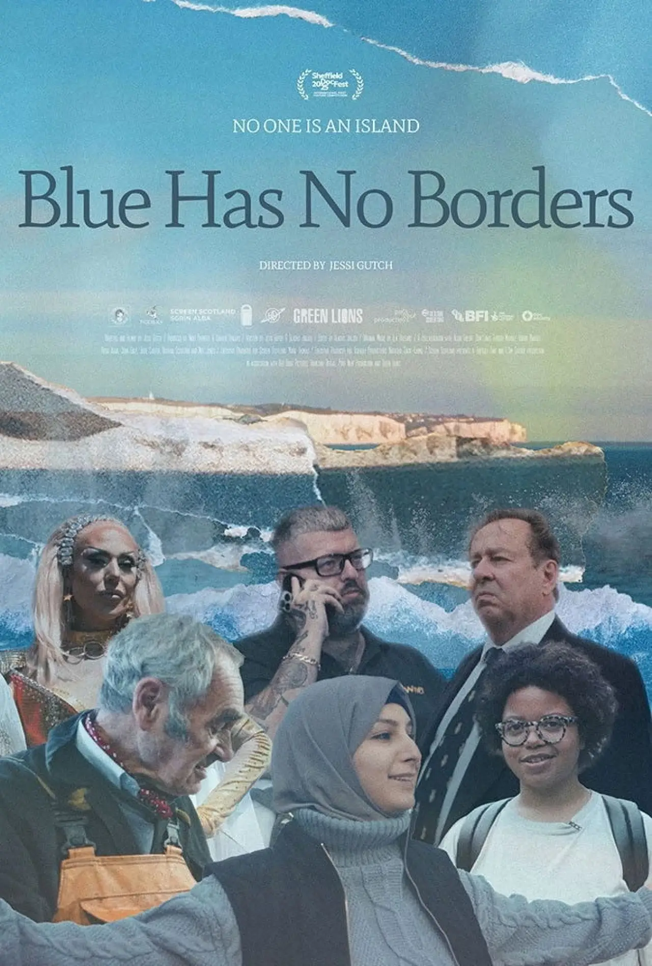 Постер к фильму "Blue Has No Borders"