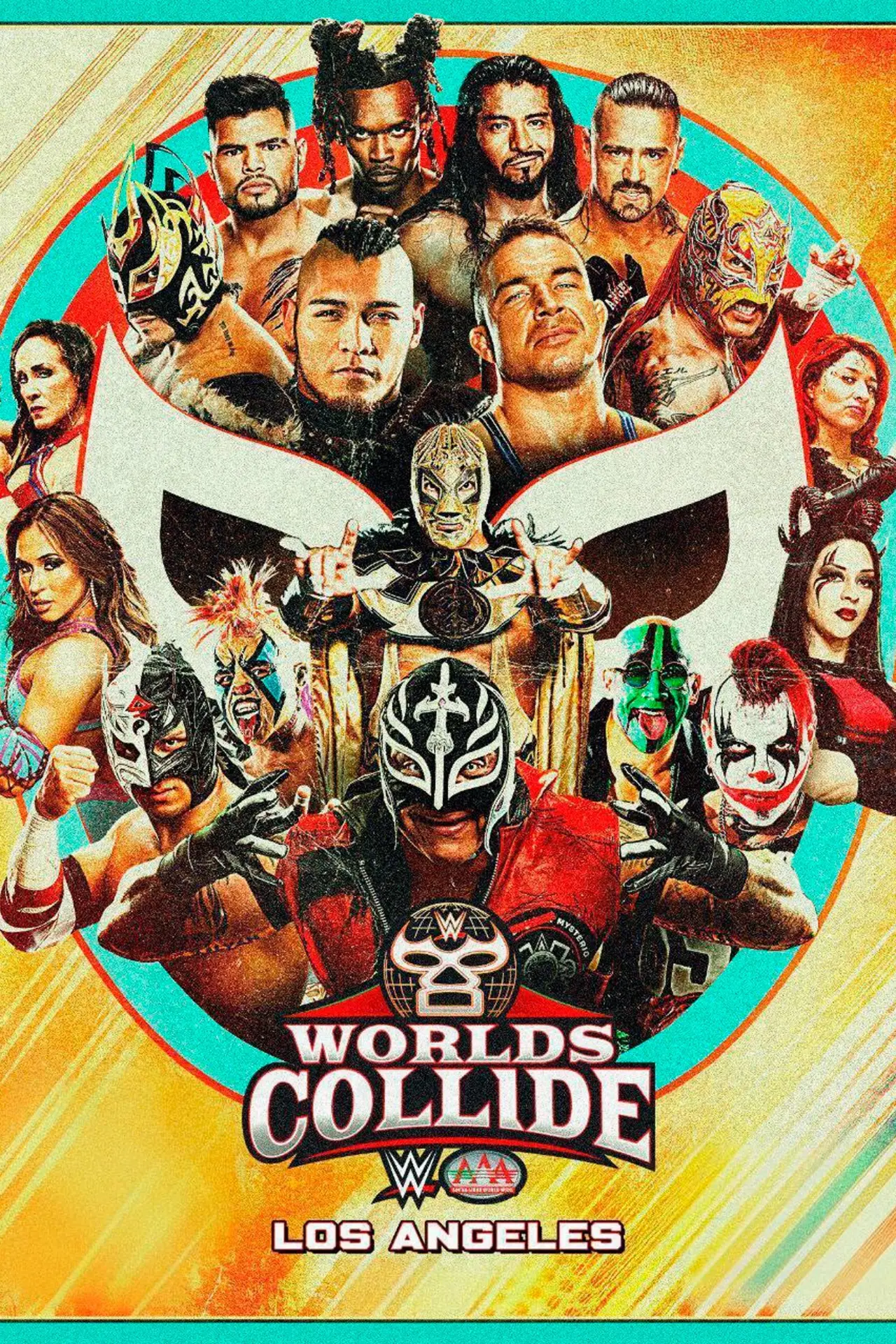 Постер к фильму "WWE/AAA Worlds Collide 2025"