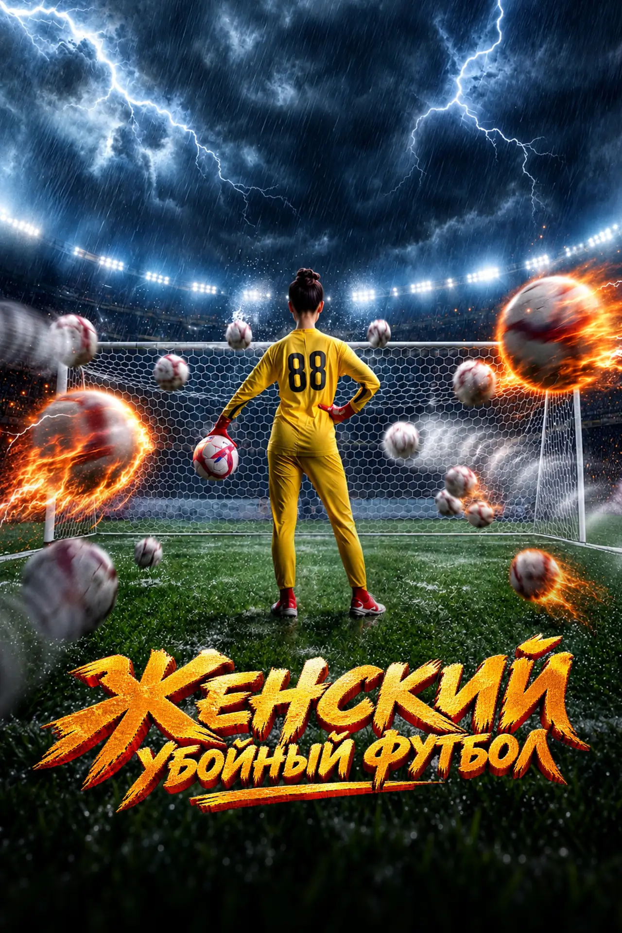 Постер к фильму "Женский убойный футбол"
