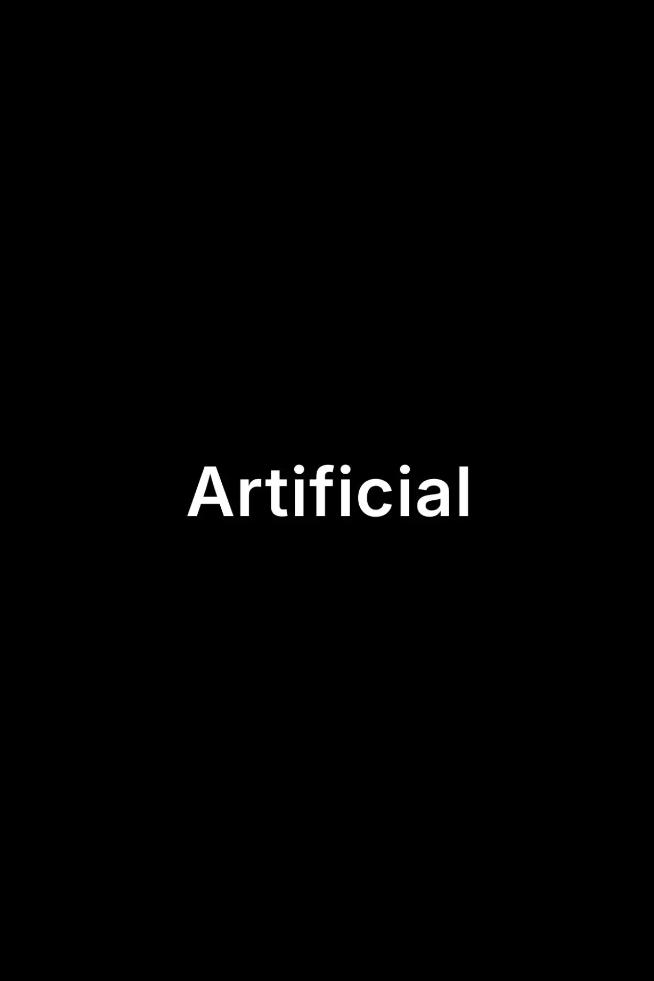 Постер к фильму "Artificial"