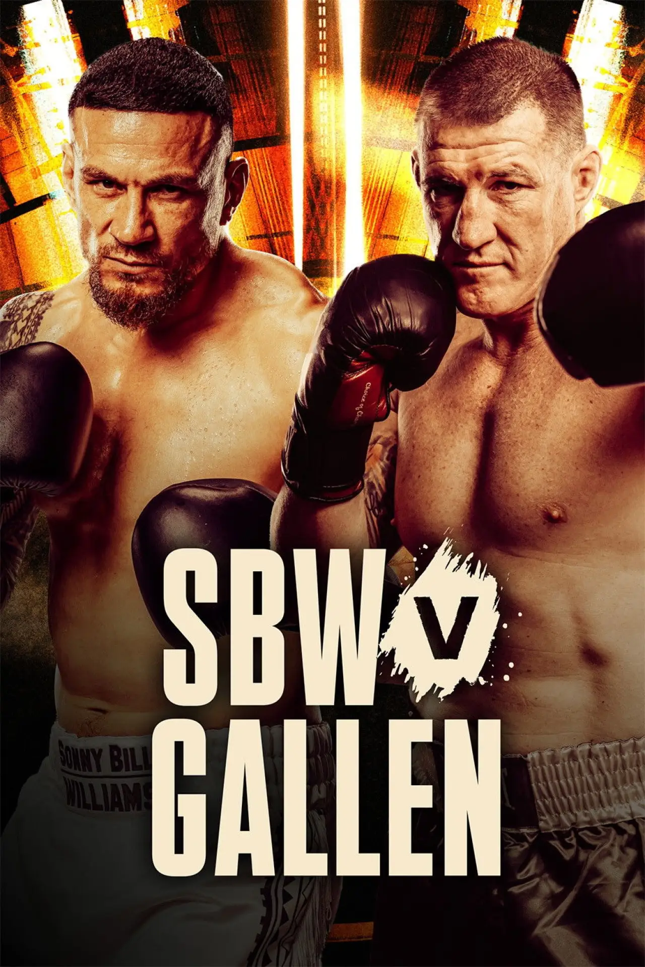 Постер к фильму "Sonny Bill Williams vs. Paul Gallen"