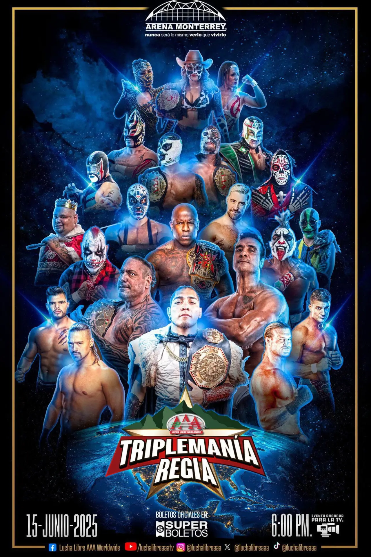 Постер к фильму "AAA Triplemania Regia III"