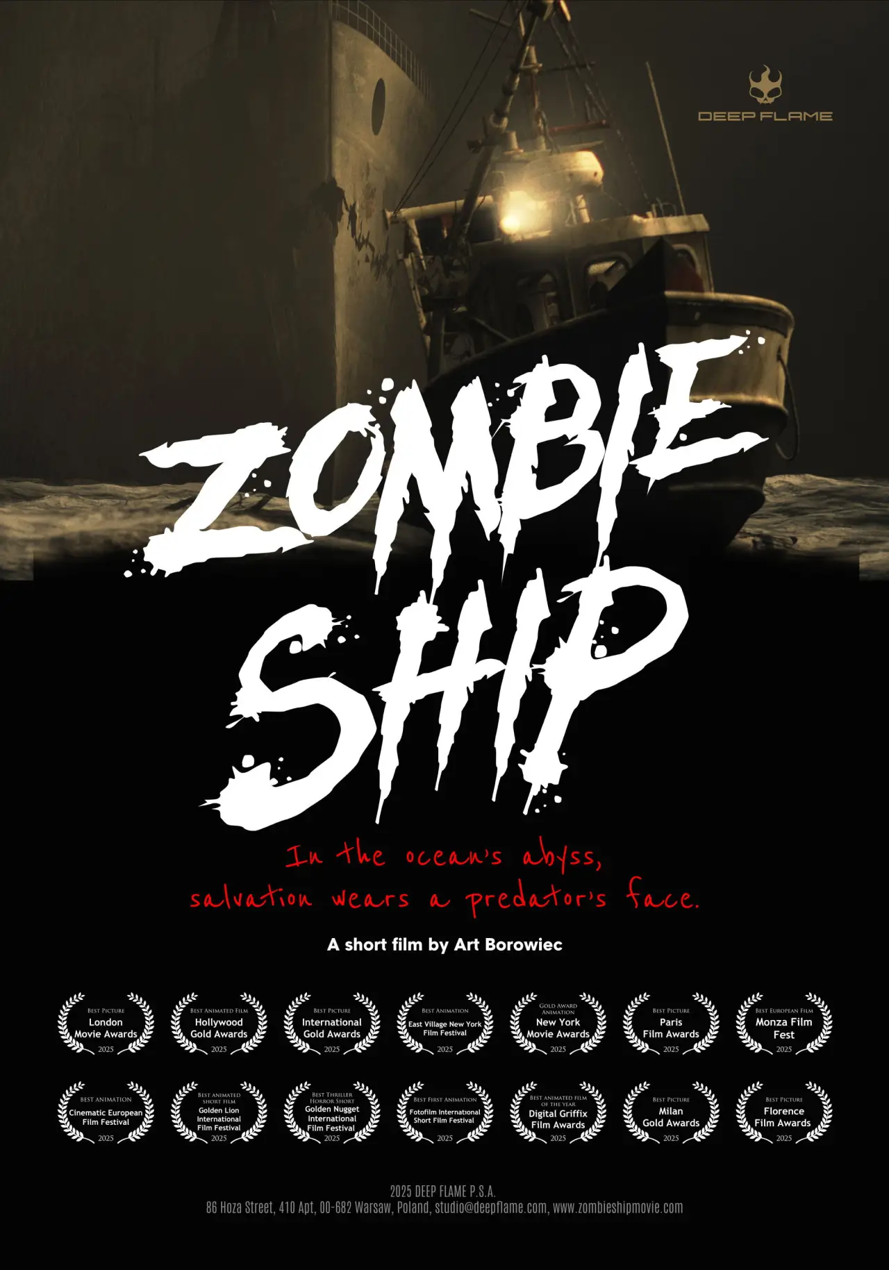 Постер к фильму "Zombie Ship"