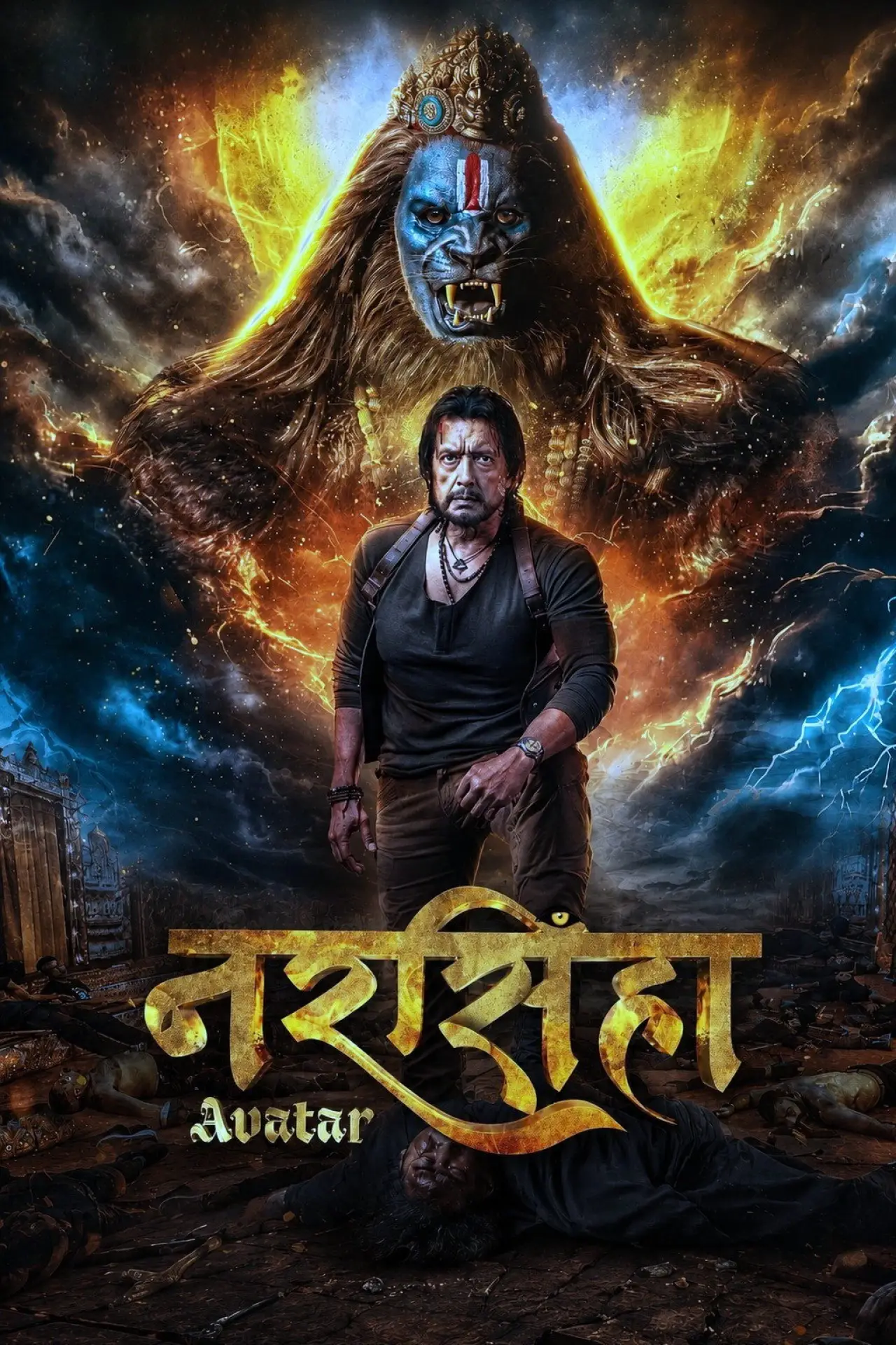 Постер к фильму "नरसिंहा Avatar"