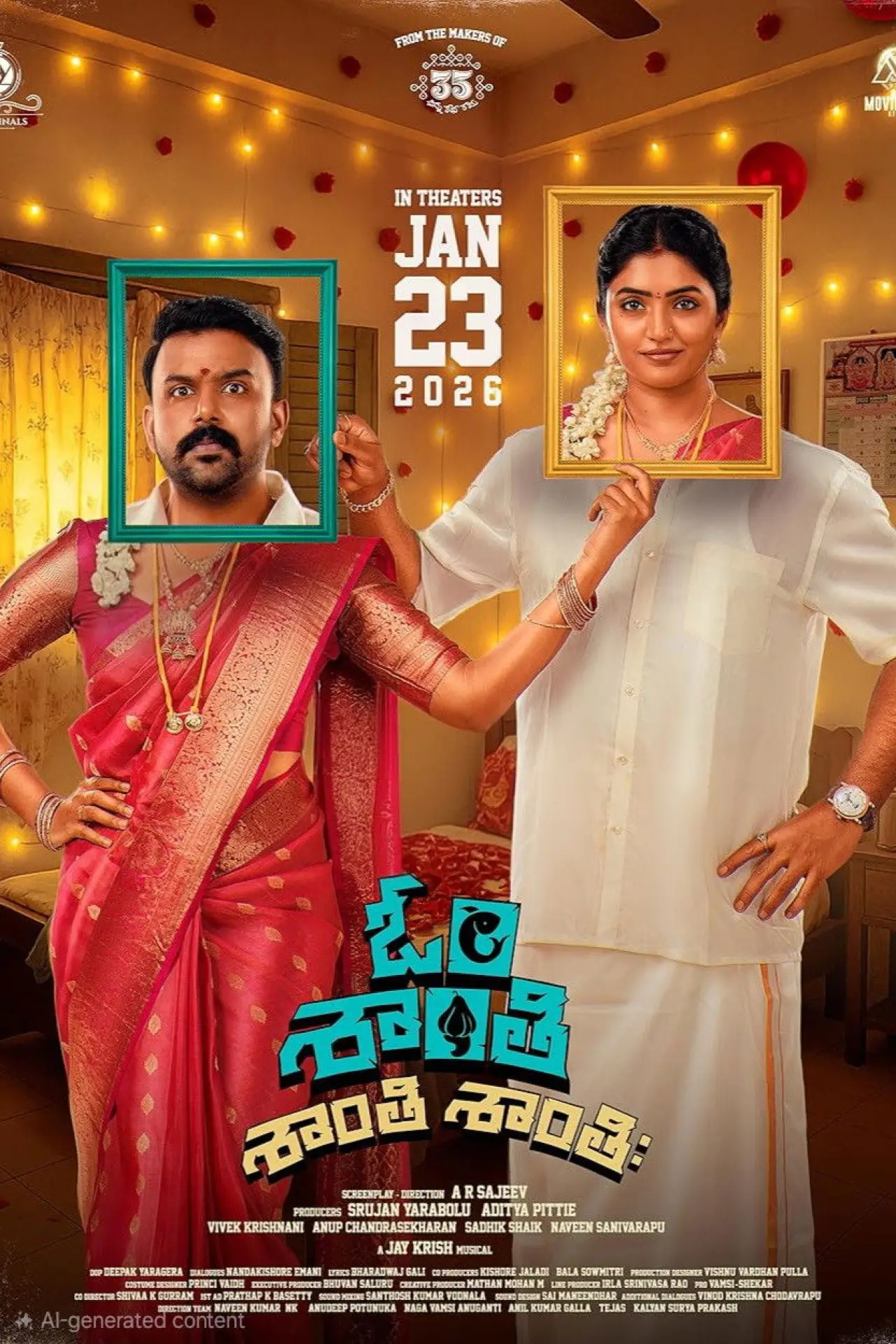 Постер к фильму "ఓం శాంతి శాంతి శాంతి"