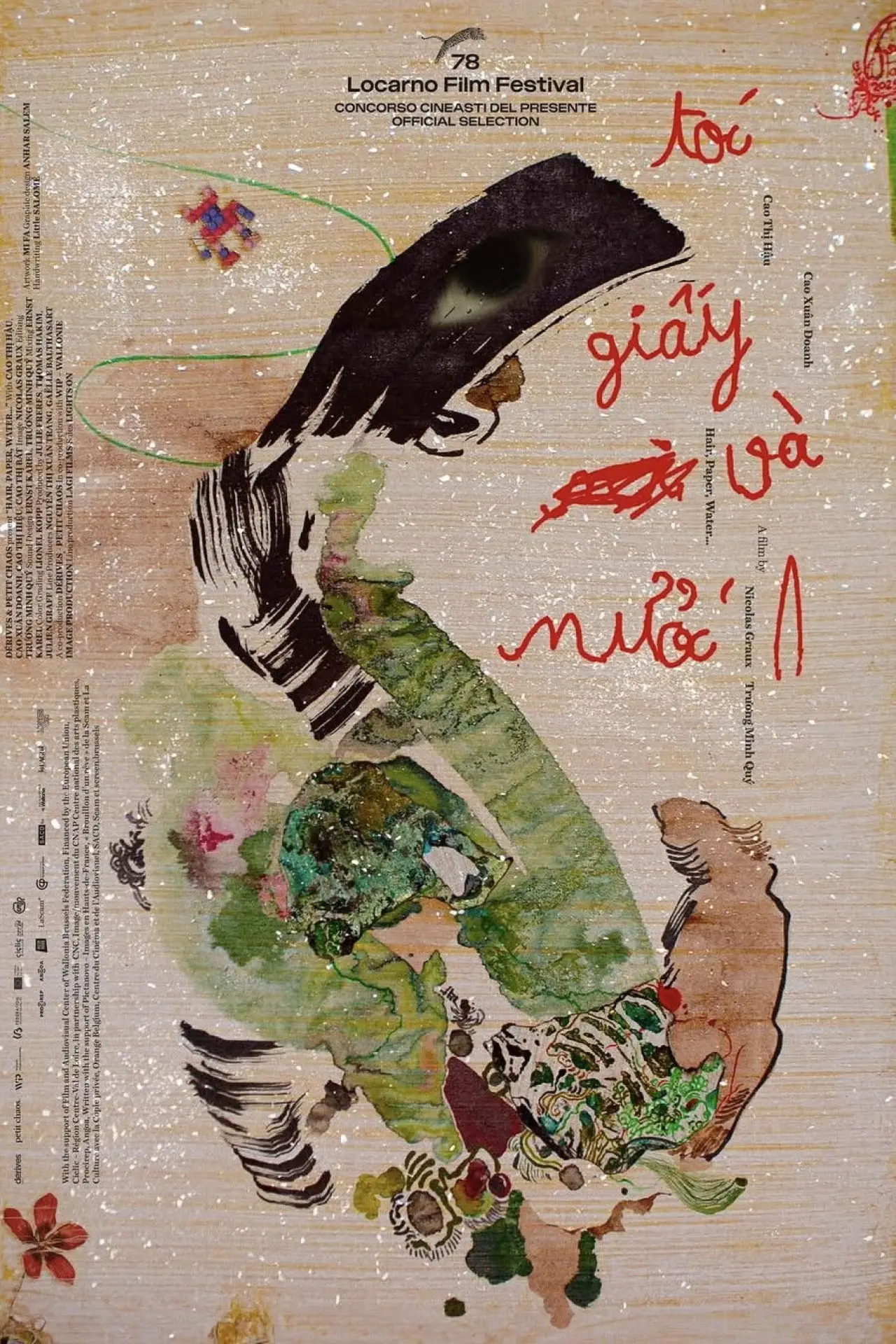Постер к фильму "Tóc, giấy và nước..."