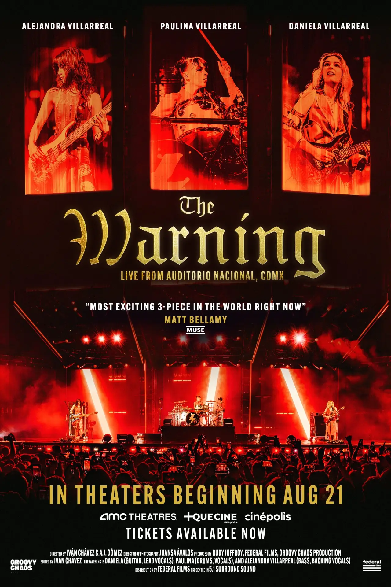 Постер к фильму "The Warning Live From Auditorio Nacional, CDMX"