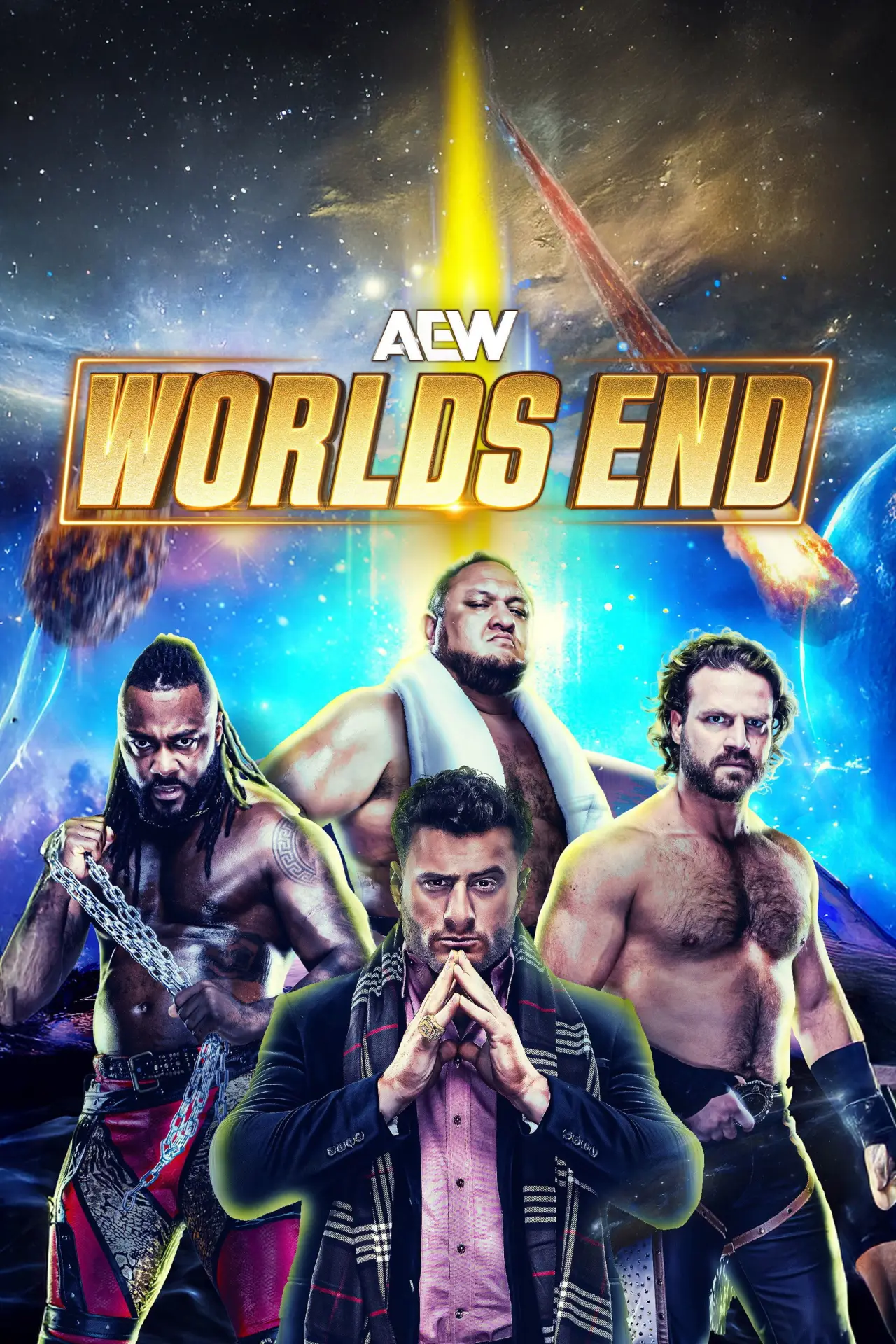 Постер к фильму "AEW Worlds End 2025"