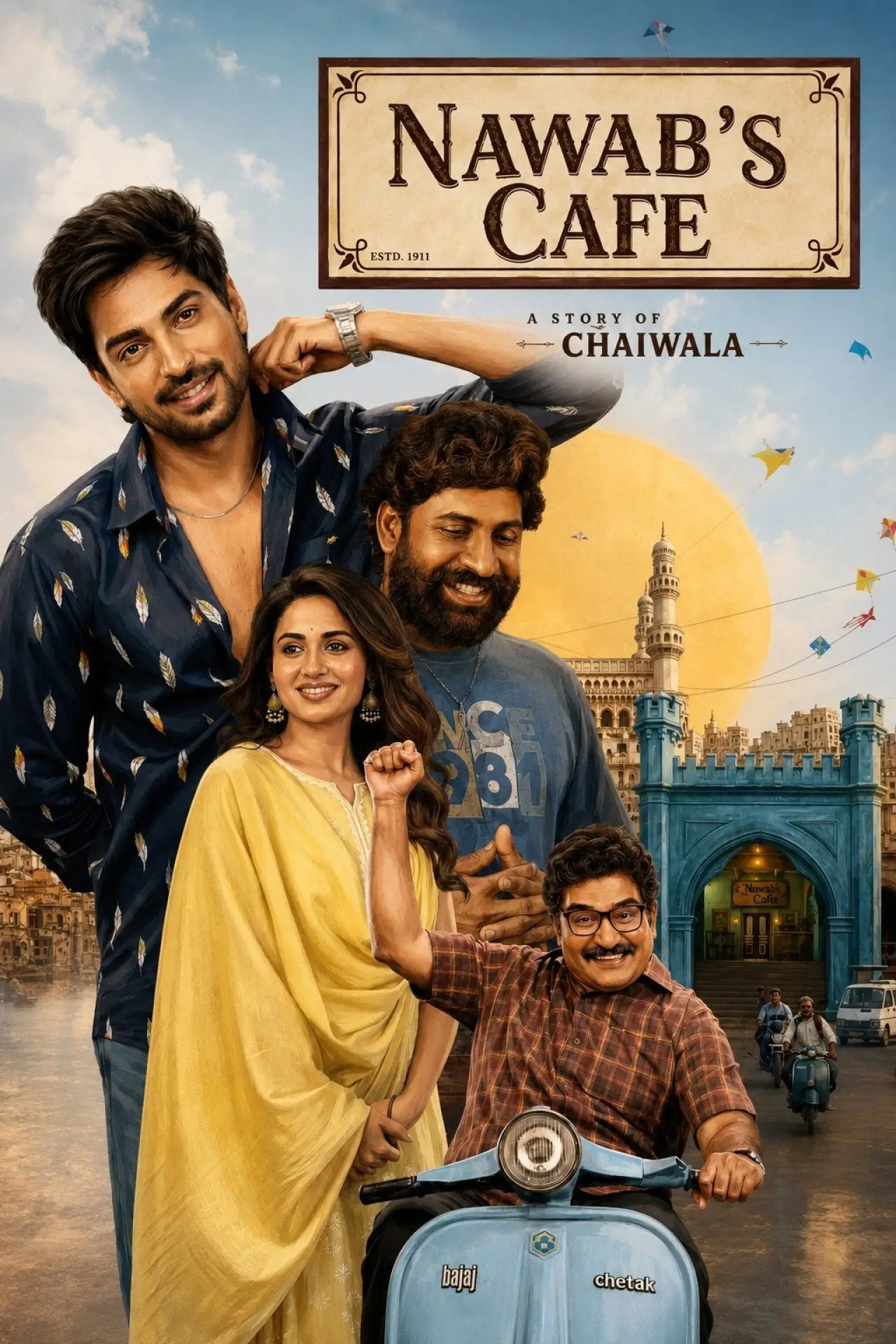 Постер к фильму "Nawab Cafe"