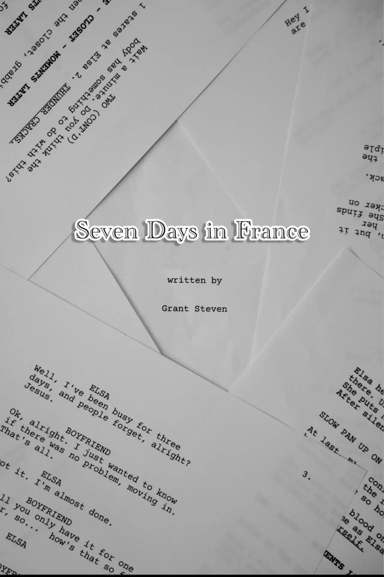 Постер к фильму "Seven Days in France"