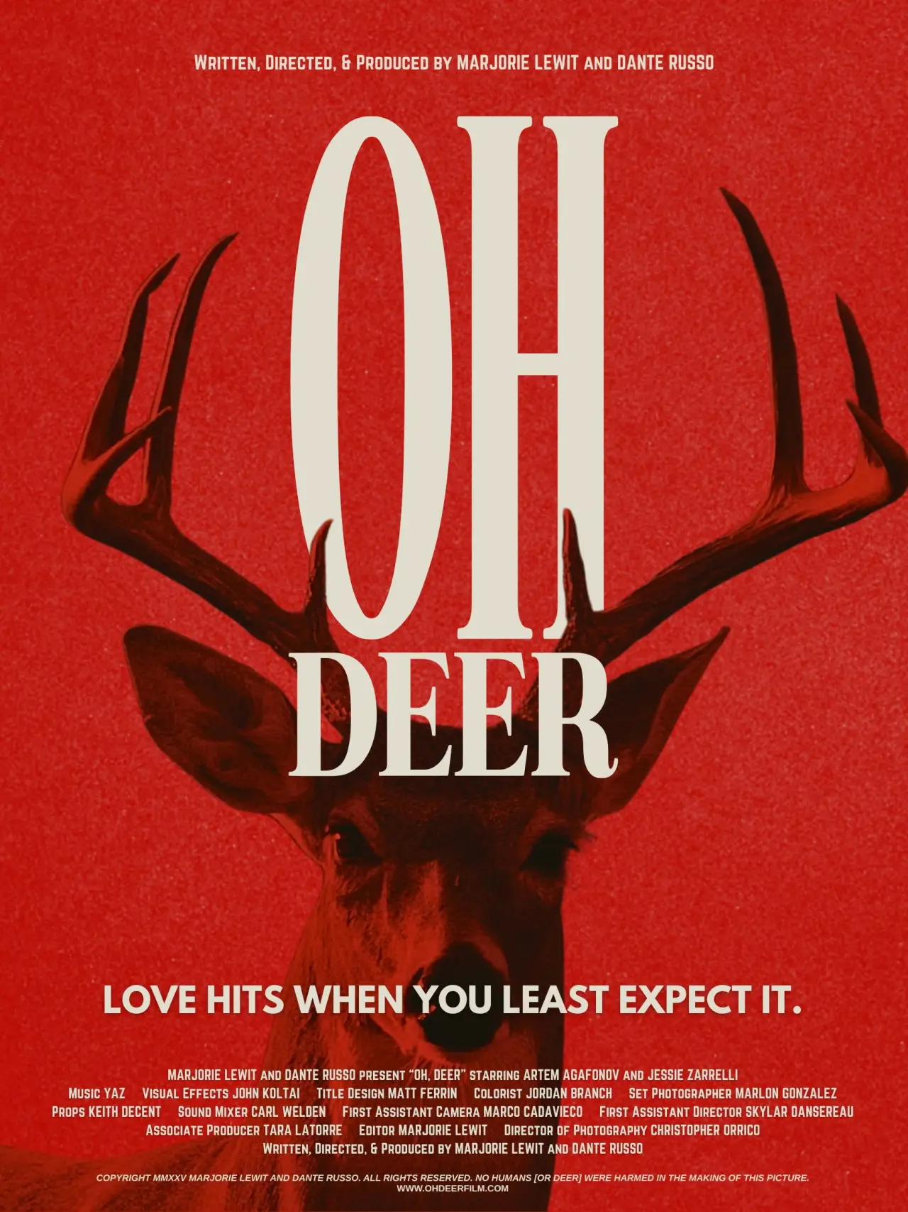 Постер к фильму "OH, DEER"