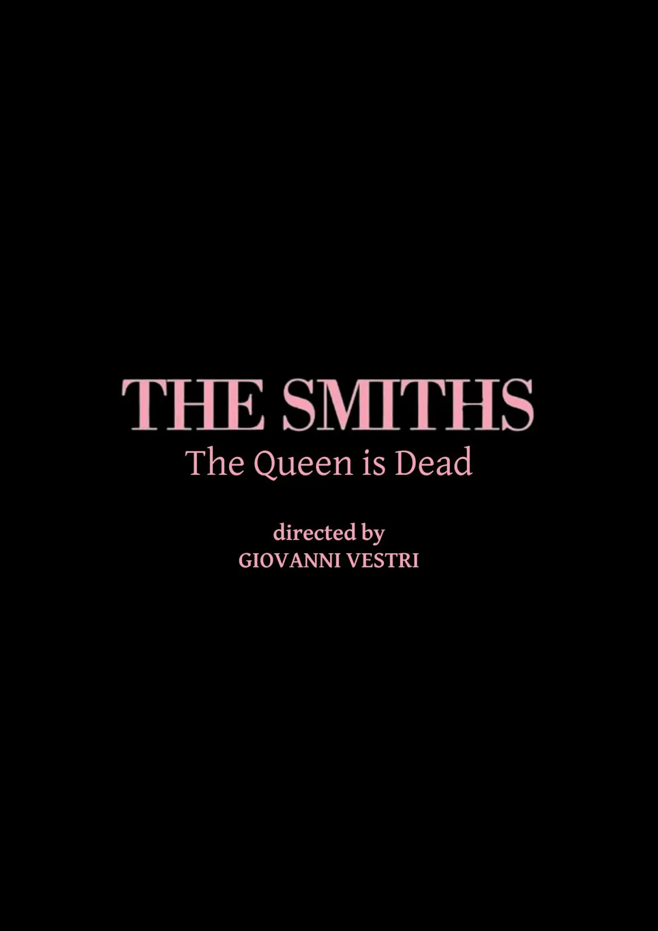 Постер к фильму "The Queen is Dead"