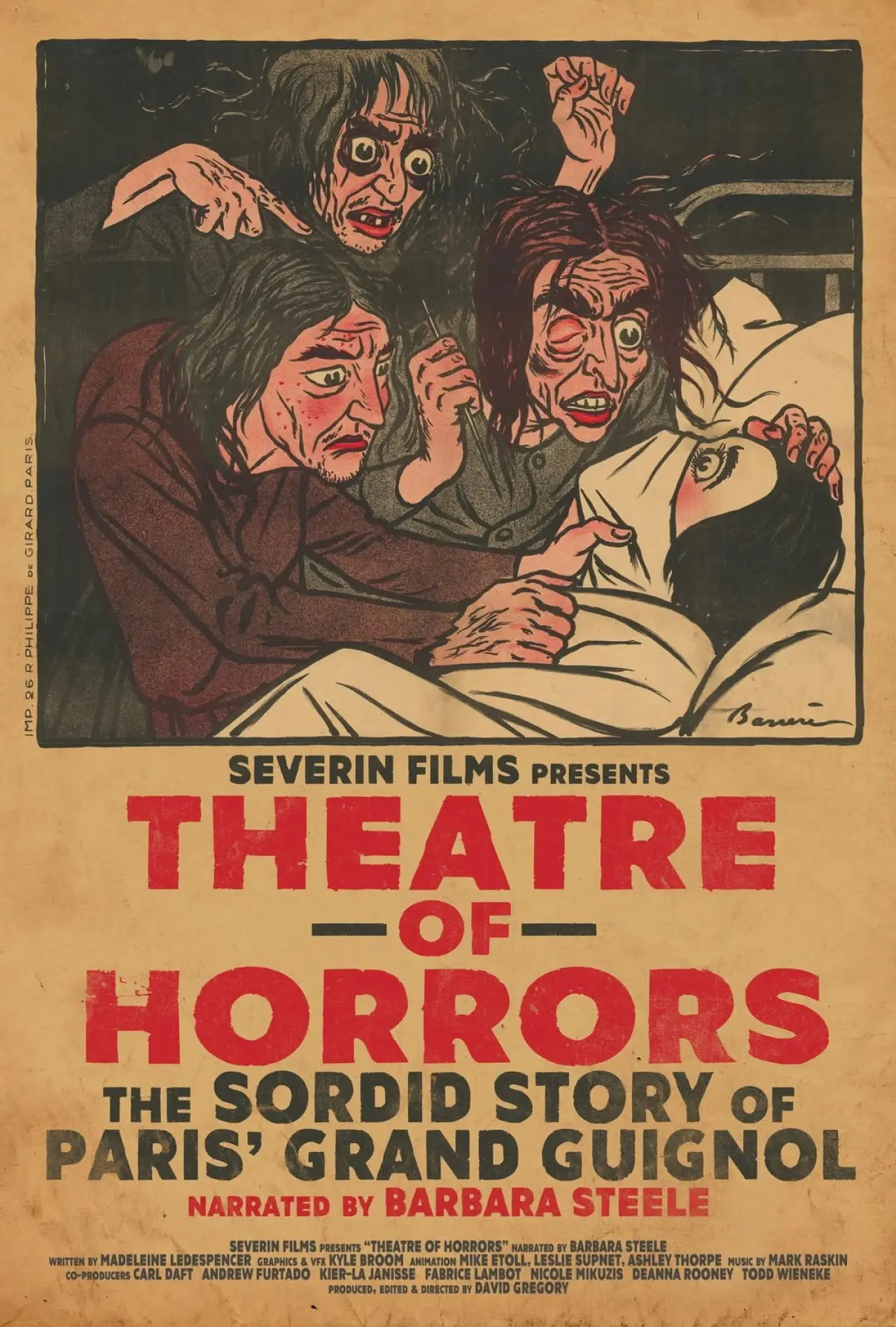 Постер к фильму "Theatre of Horrors: The Sordid Story of Paris