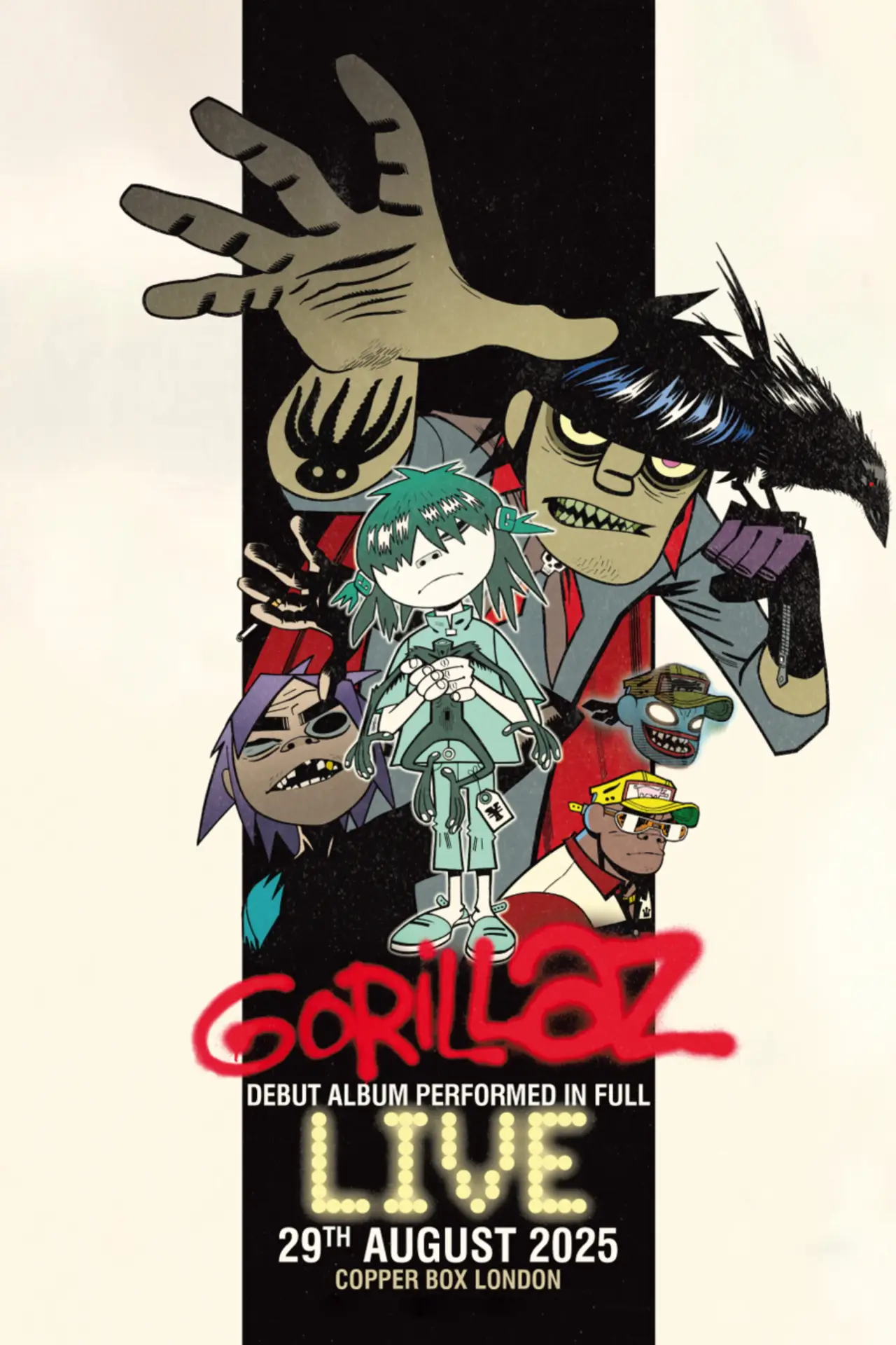Постер к фильму "Gorillaz Live (YouTube Music Nights)"