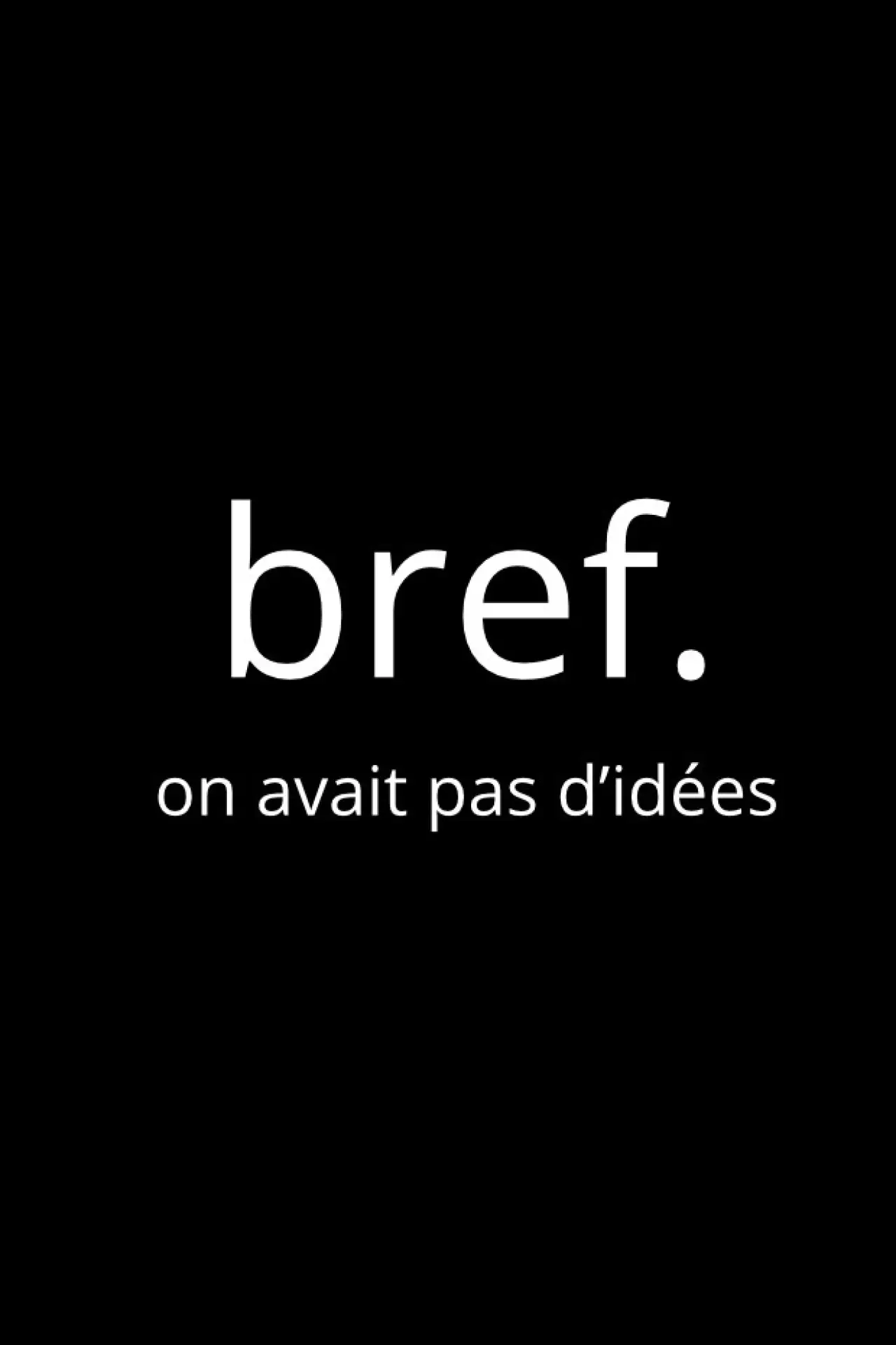 Постер к фильму "Bref : on n