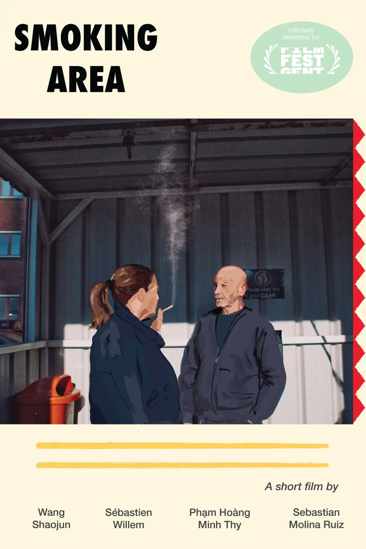 Постер к фильму "Smoking Area"
