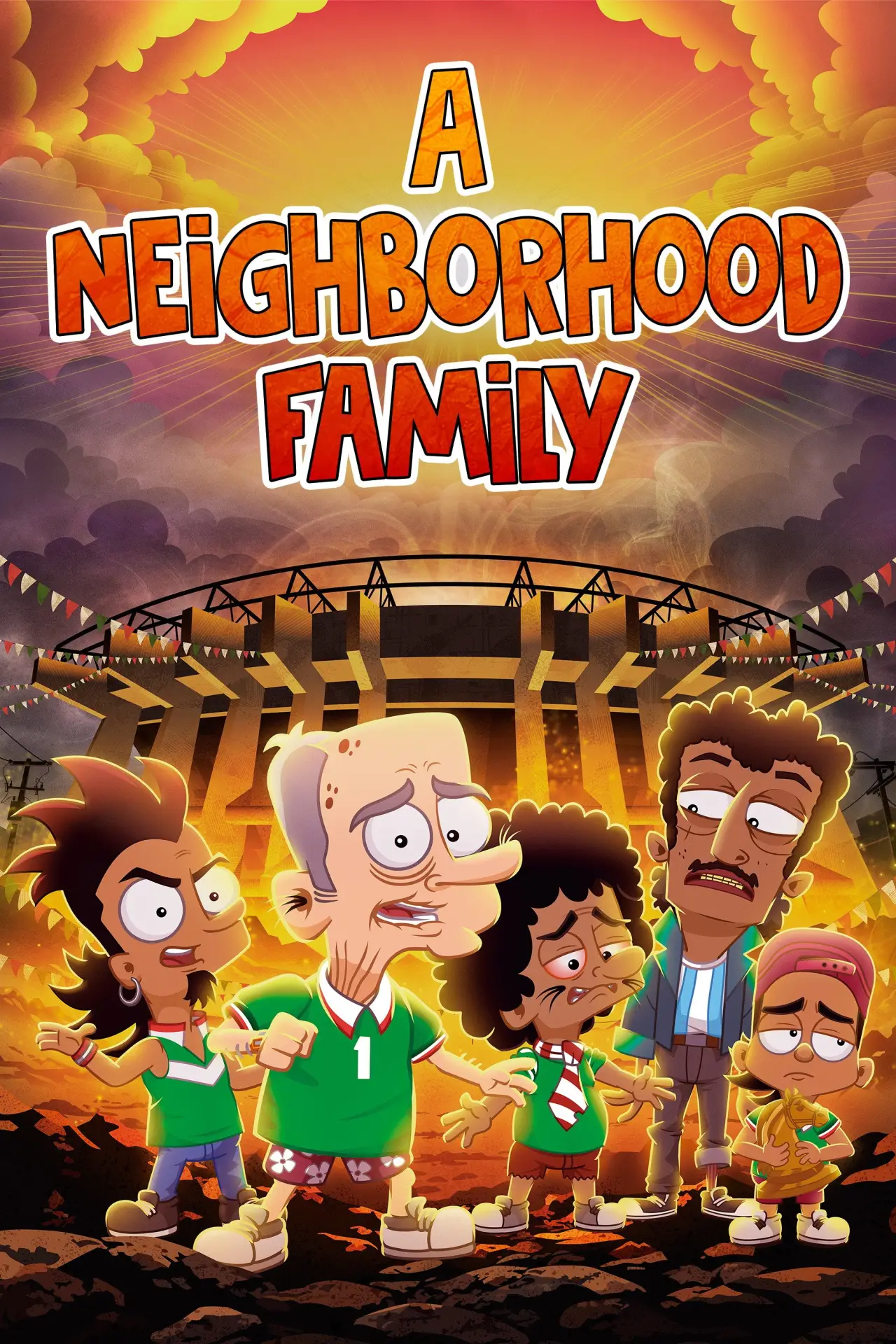 Постер к фильму "La Familia Del Barrio: La Maldición del Quinto Partido"