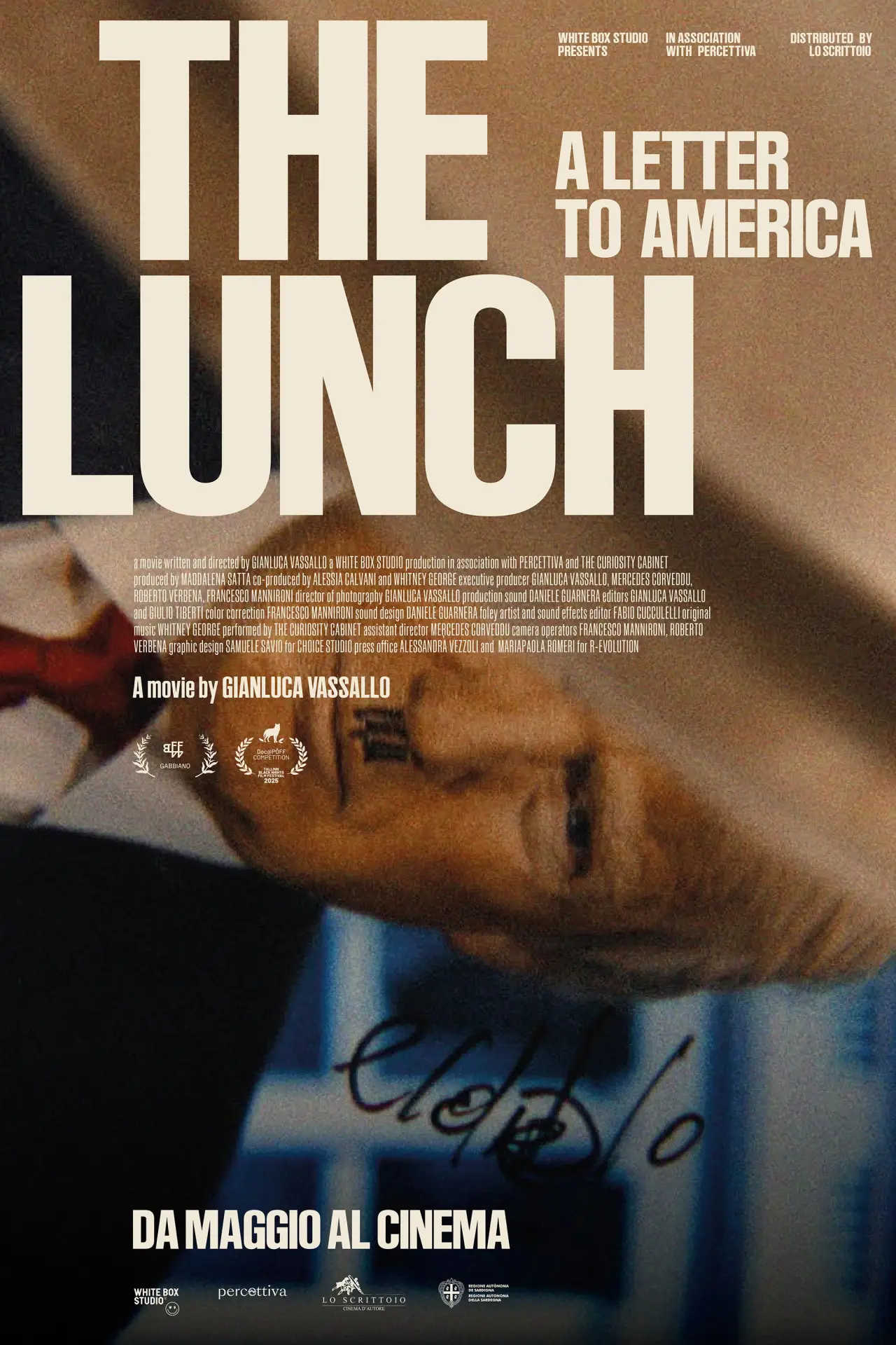 Постер к фильму "The Lunch: A Letter to America"