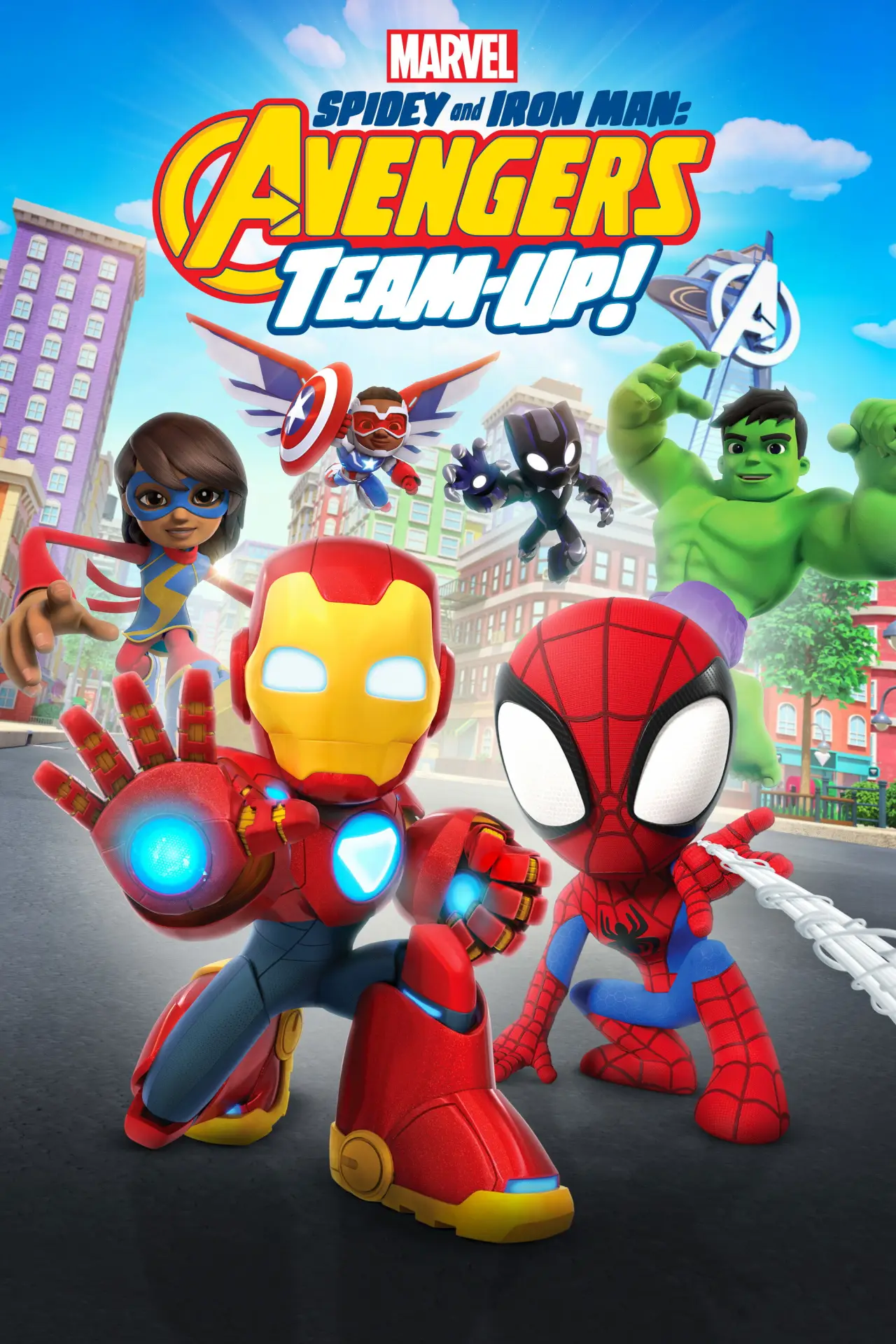Постер к фильму "Spidey and Iron Man: Avengers Team Up!"