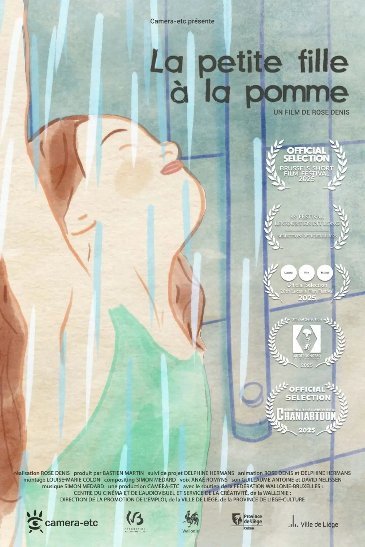 Постер к фильму "La petite fille à la pomme"