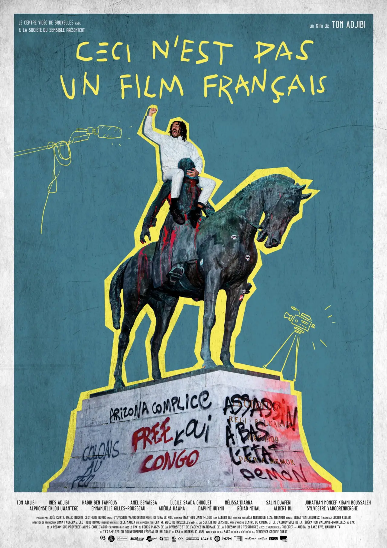 Постер к фильму "Ceci n’est pas un film français"