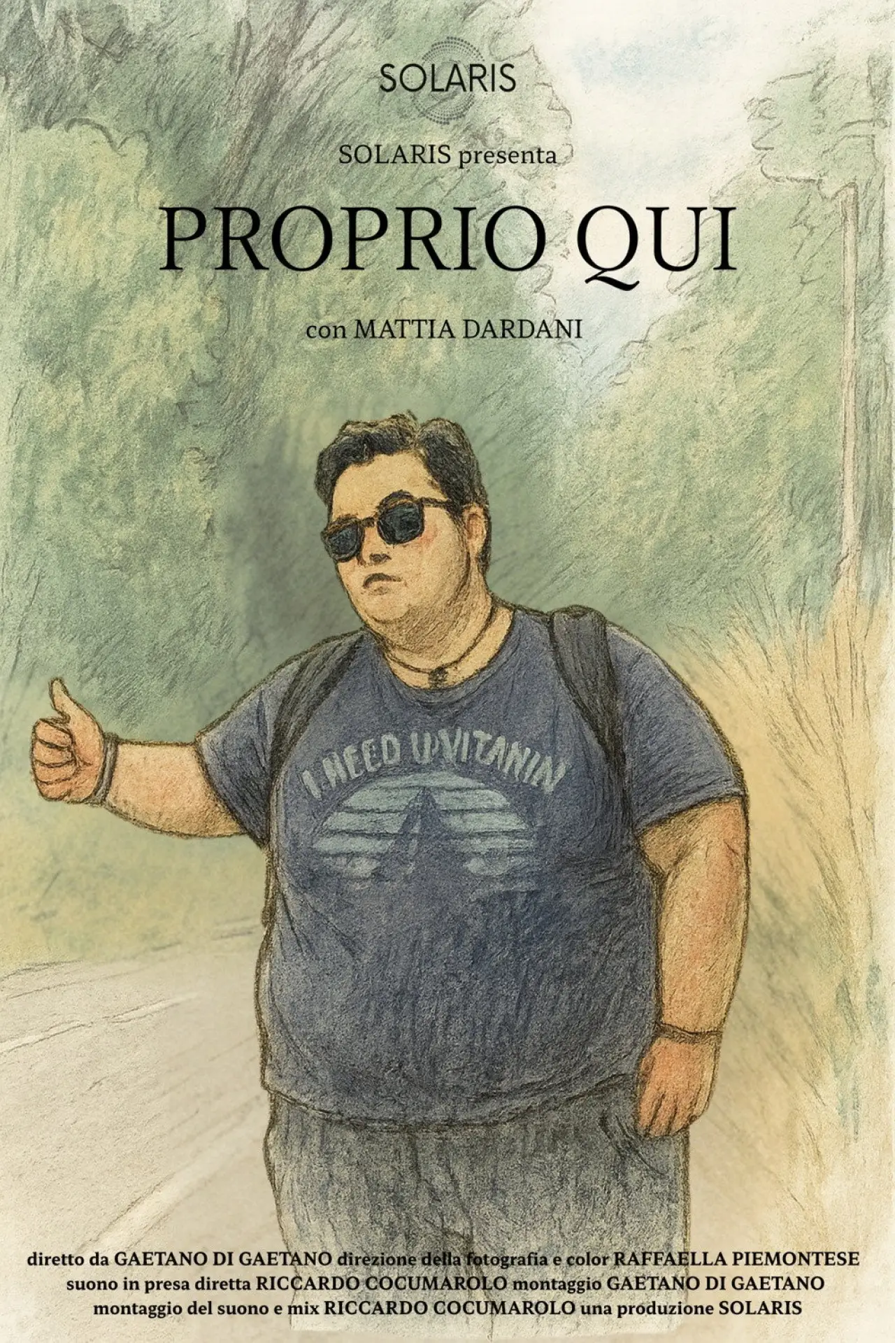 Постер к фильму "Proprio qui"