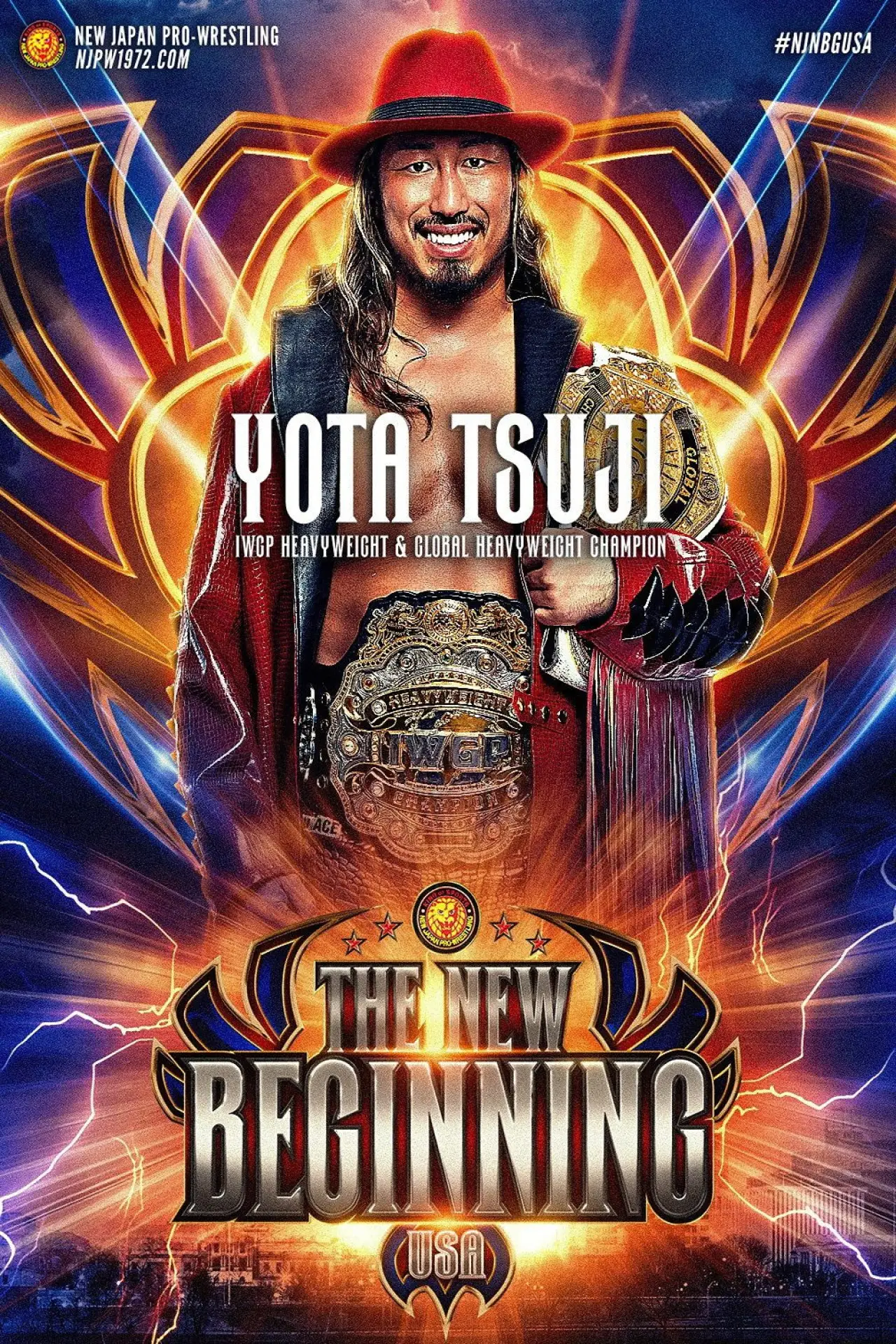 Постер к фильму "NJPW The New Beginning USA 2026"