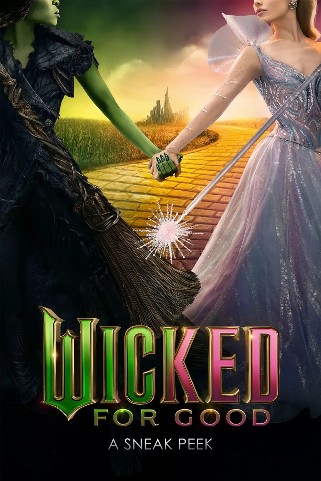 Постер к фильму "Wicked: For Good - A Sneak Peek"