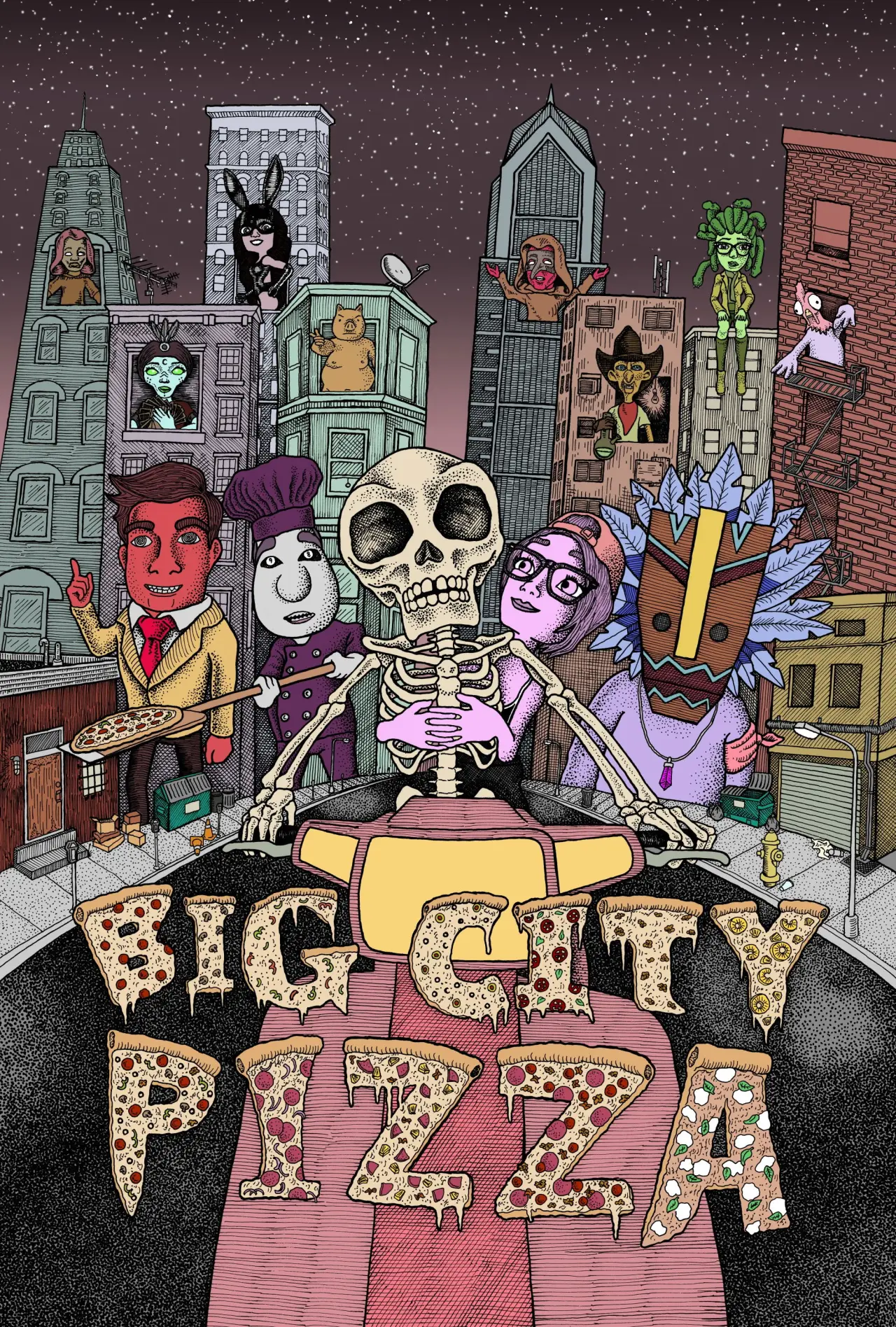 Постер к фильму "Big City Pizza"