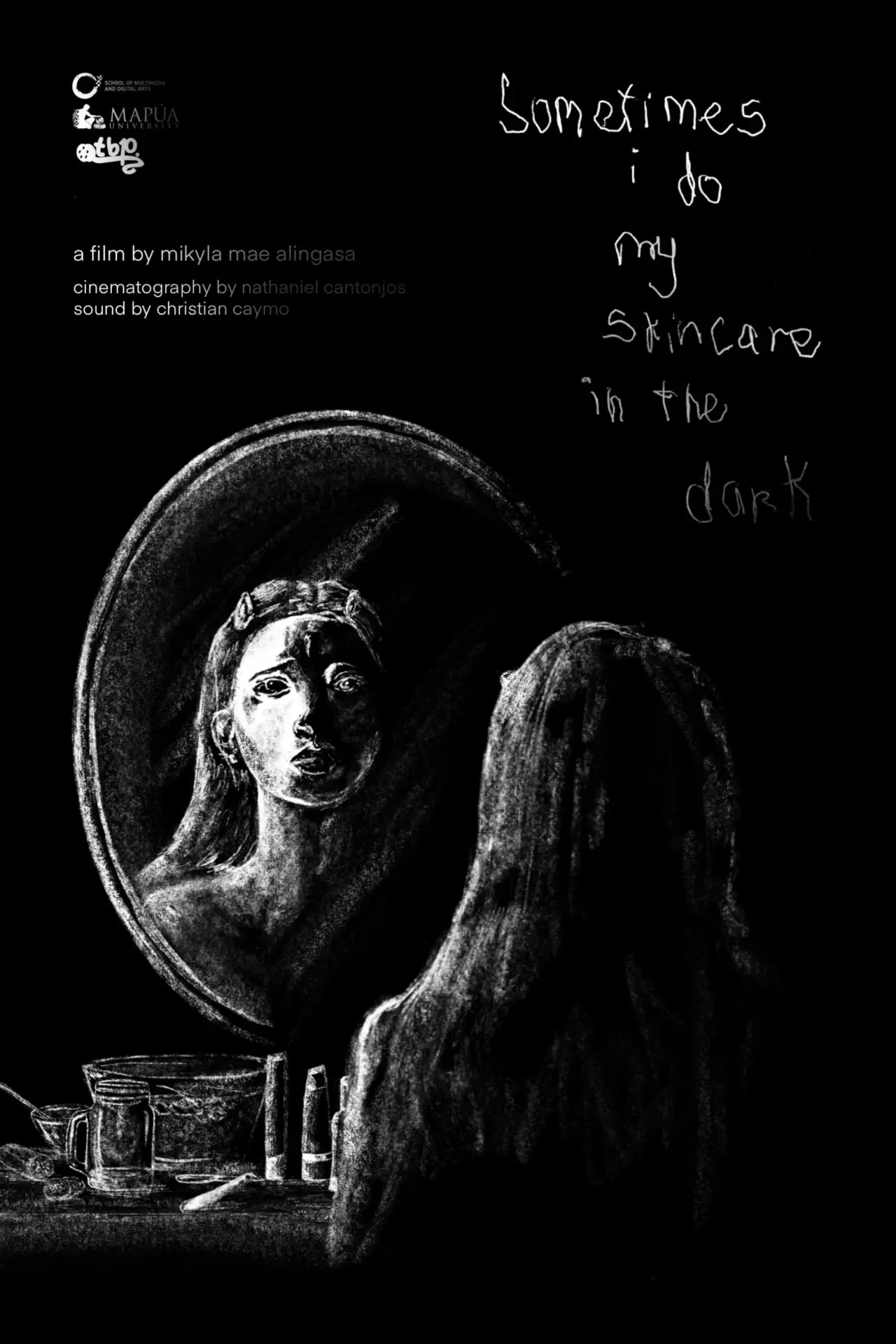 Постер к фильму "sometimes, i do my skincare in the dark"
