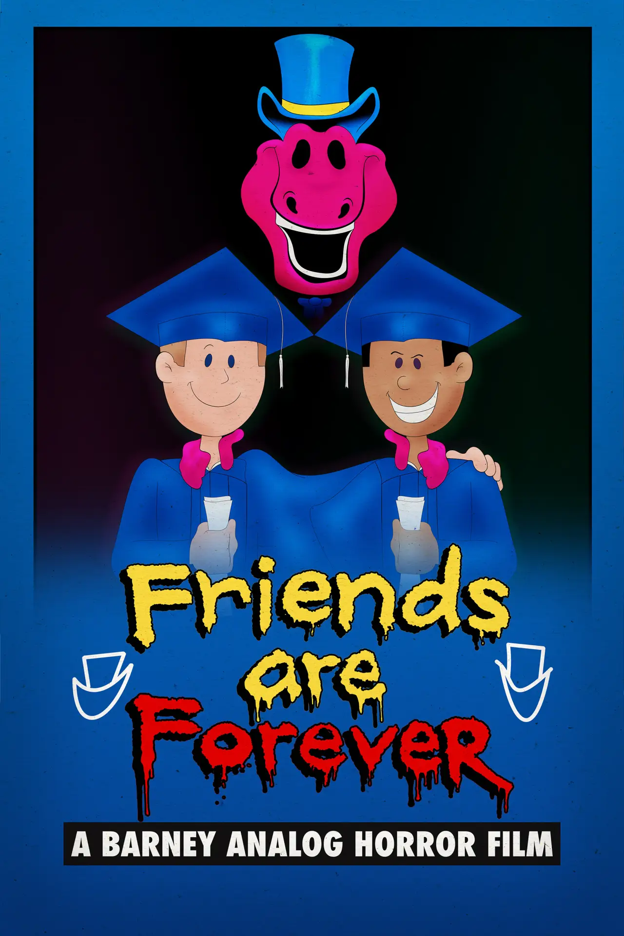 Постер к фильму "Friends Are Forever: A Barney Analog Horror Film"