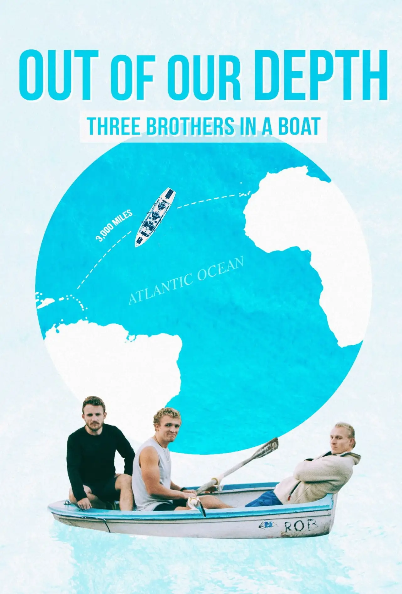 Постер к фильму "Out of Our Depth: Three Brothers in a Boat"
