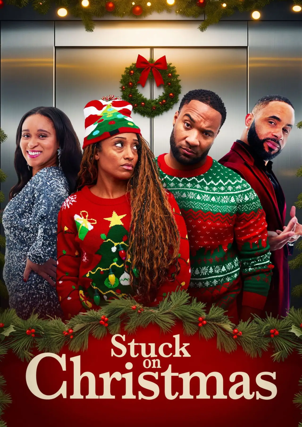 Постер к фильму "Stuck on Christmas"