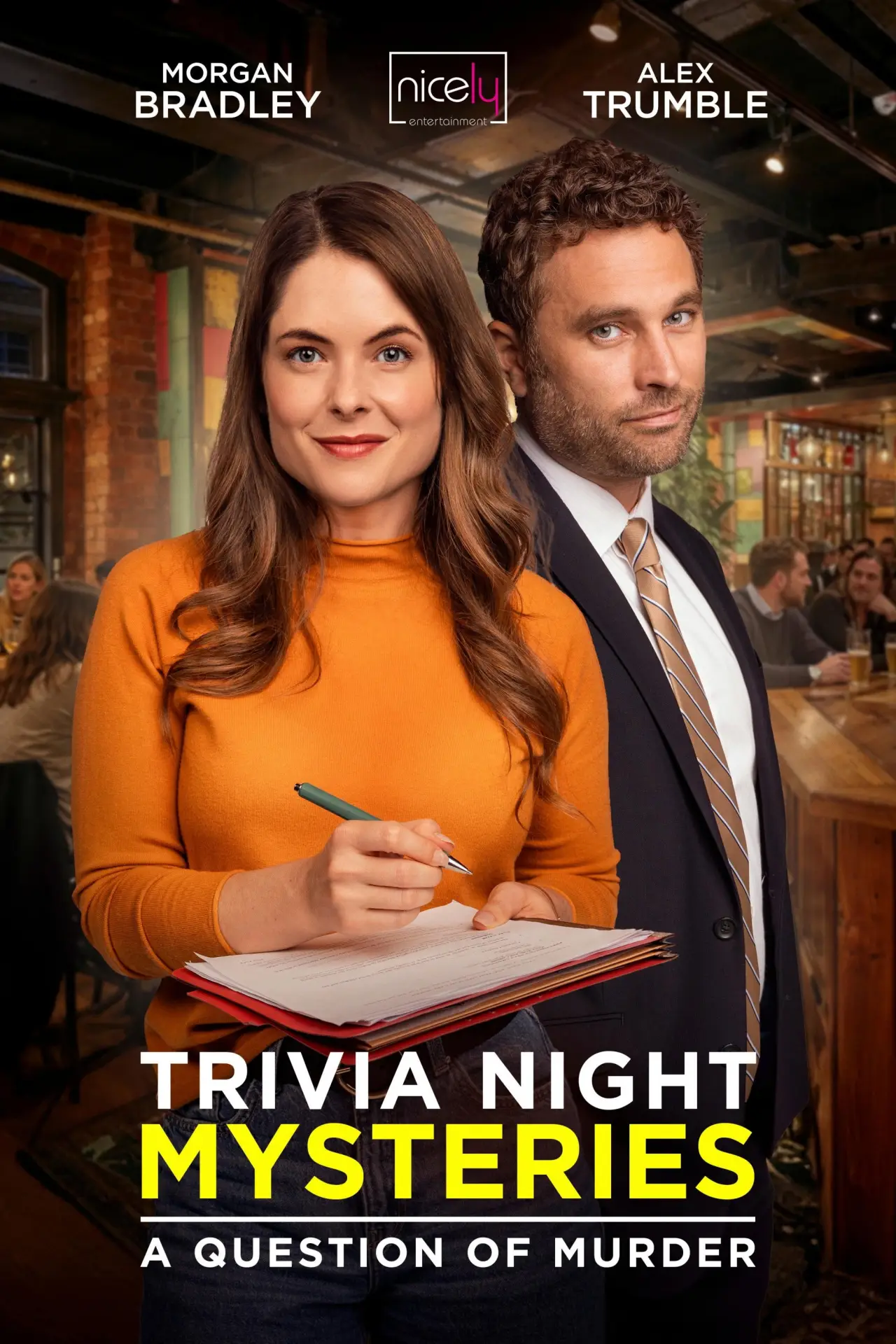 Постер к фильму "Trivia Night Mysteries: A Question of Murder"
