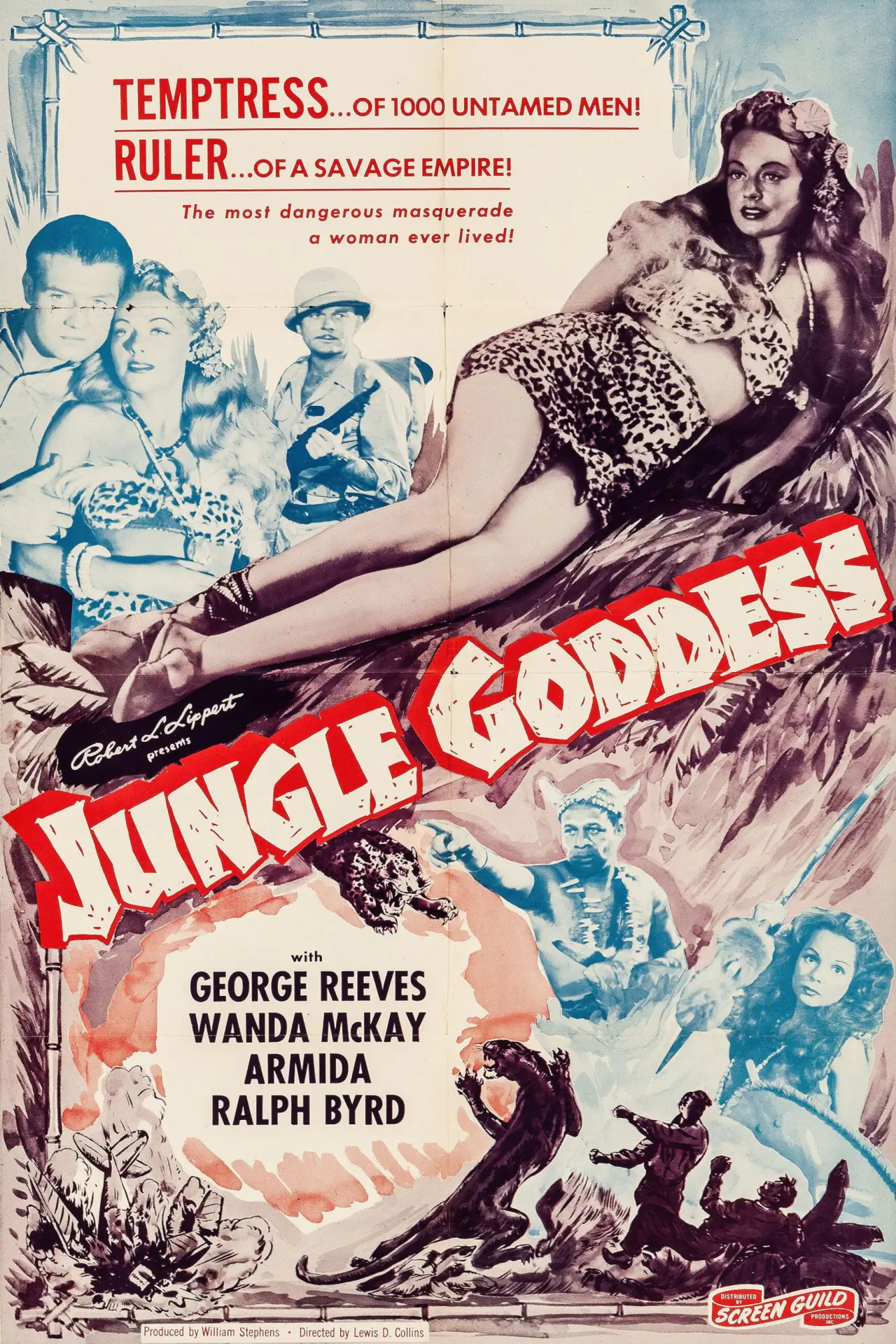 Постер к фильму "Jungle Goddess"