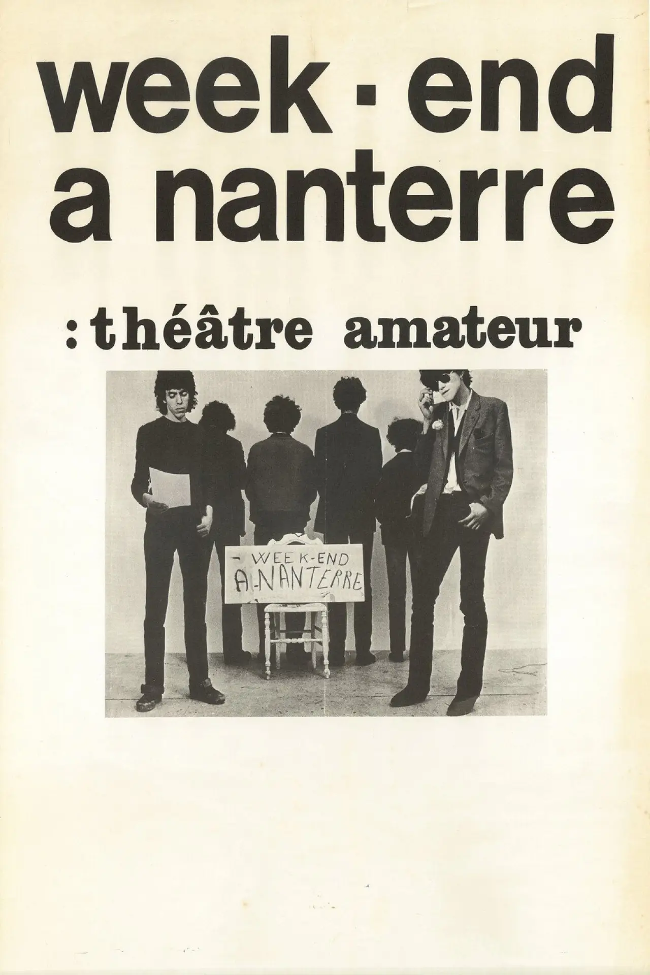 Постер к фильму "Week-end à Nanterre"
