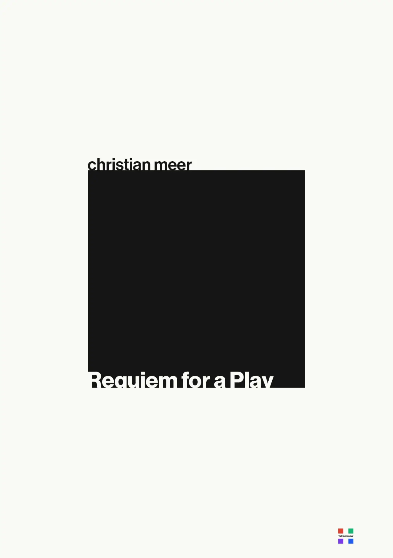 Постер к фильму "Requiem For a Play"