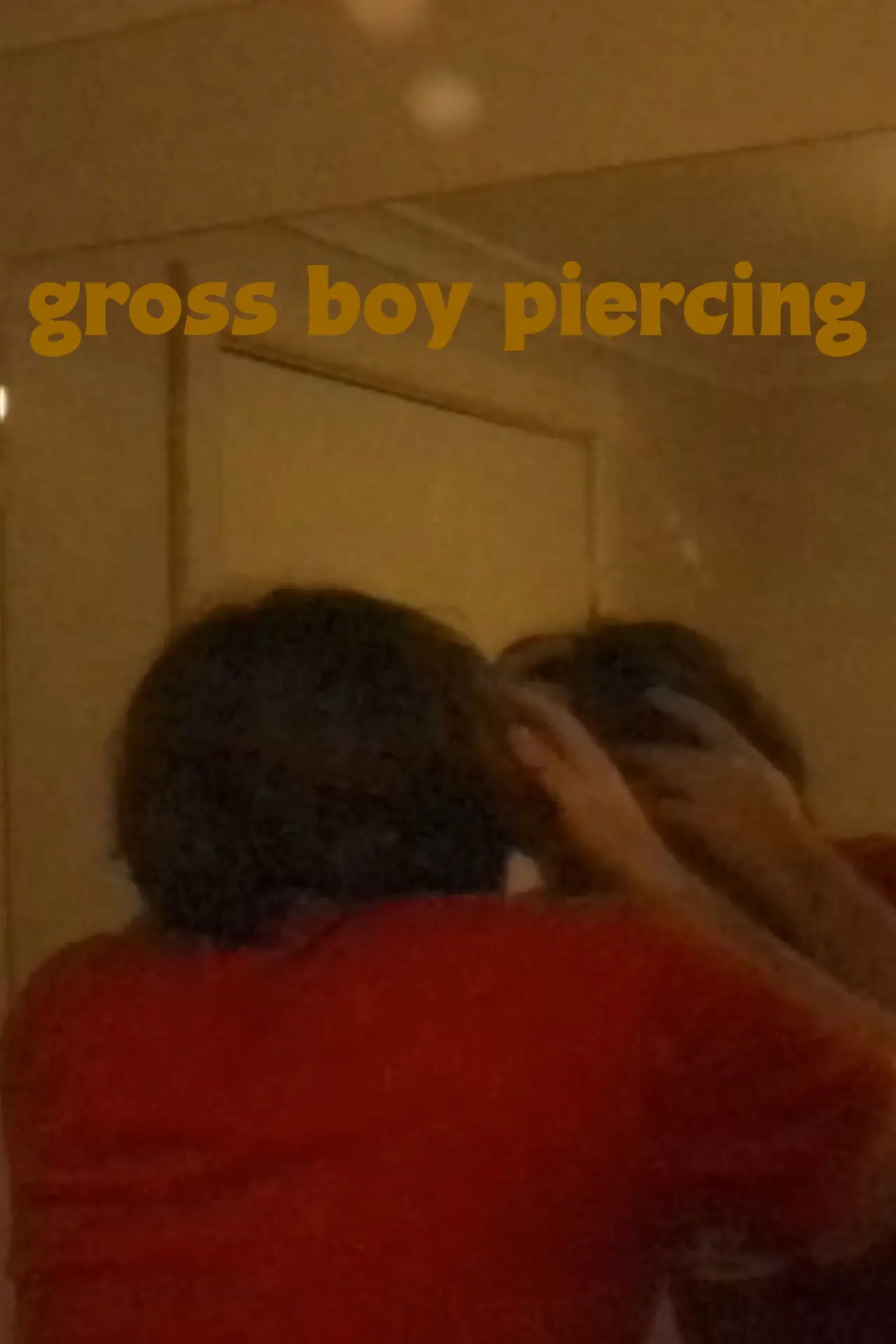 Постер к фильму "Gross boy piercing"