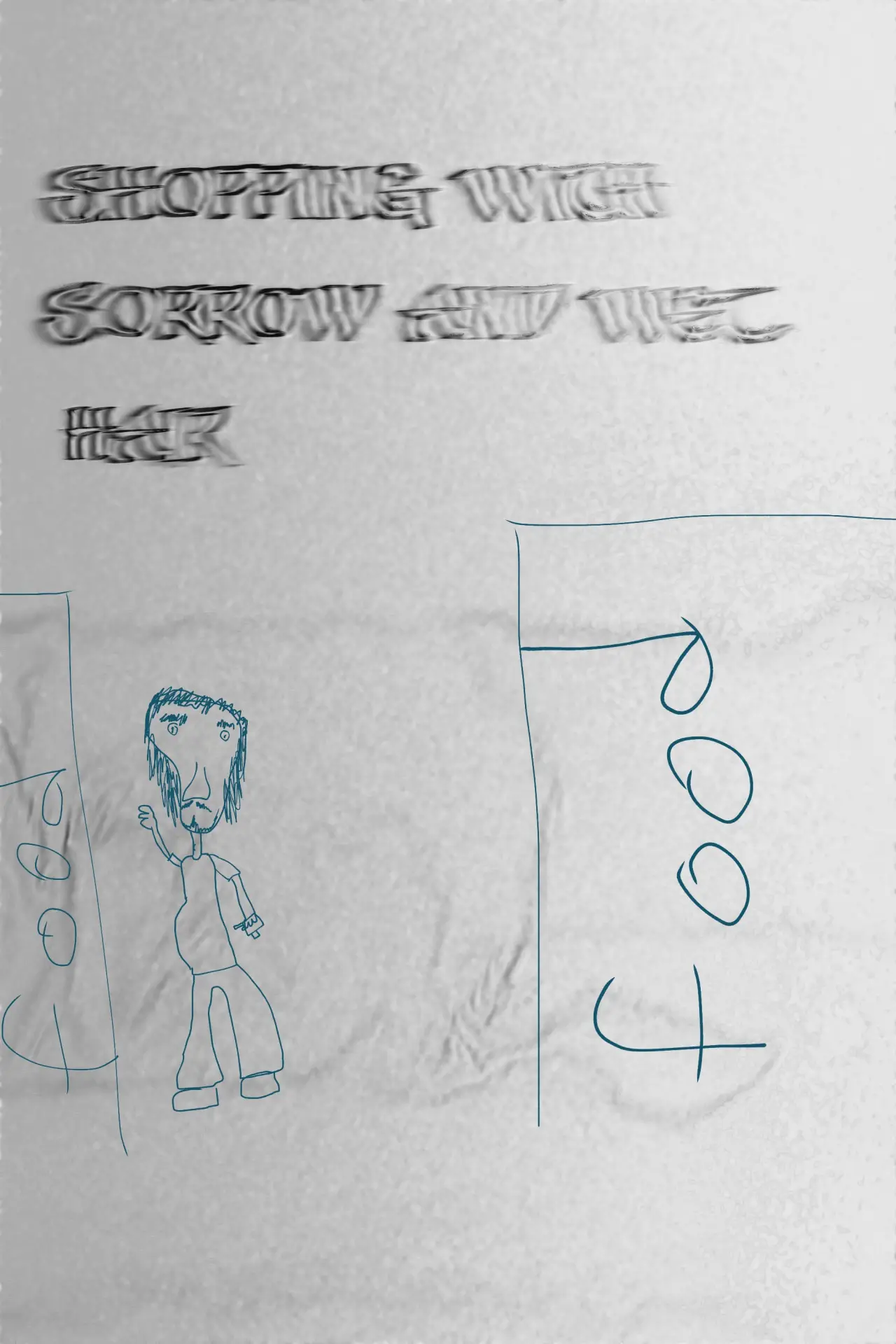 Постер к фильму "Shopping with sorrow and wet hair"