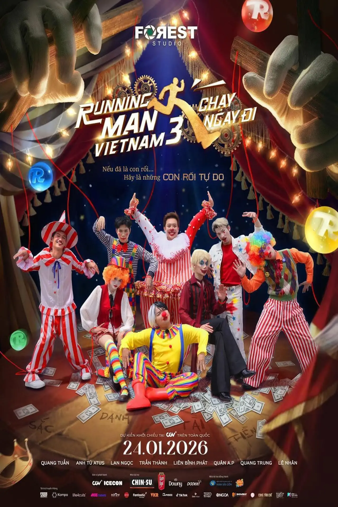 Постер к фильму "Running Man Việt Nam Mùa 3: Con Rối Tự Do"