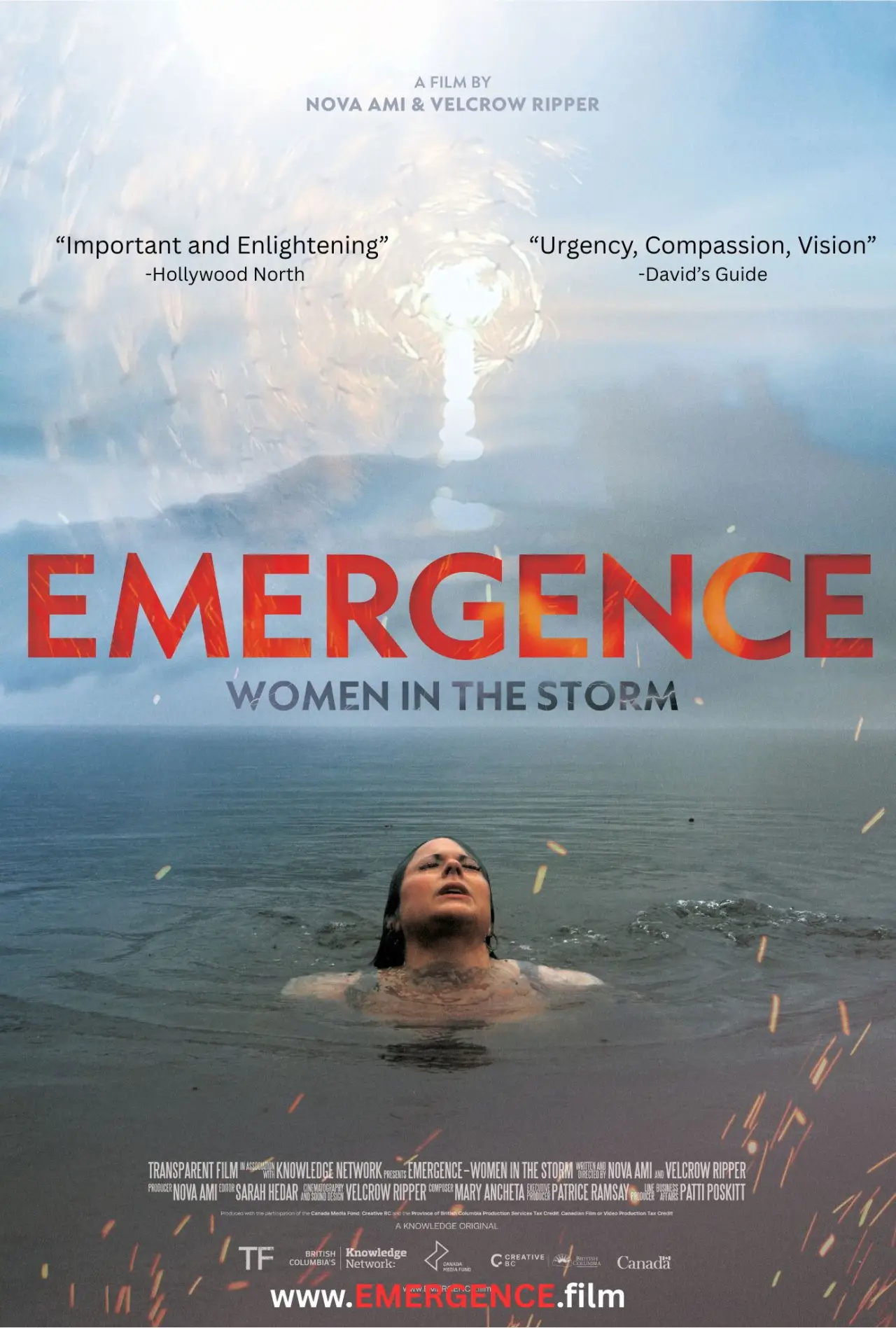 Постер к фильму "EMERGENCE: Women in the Storm"
