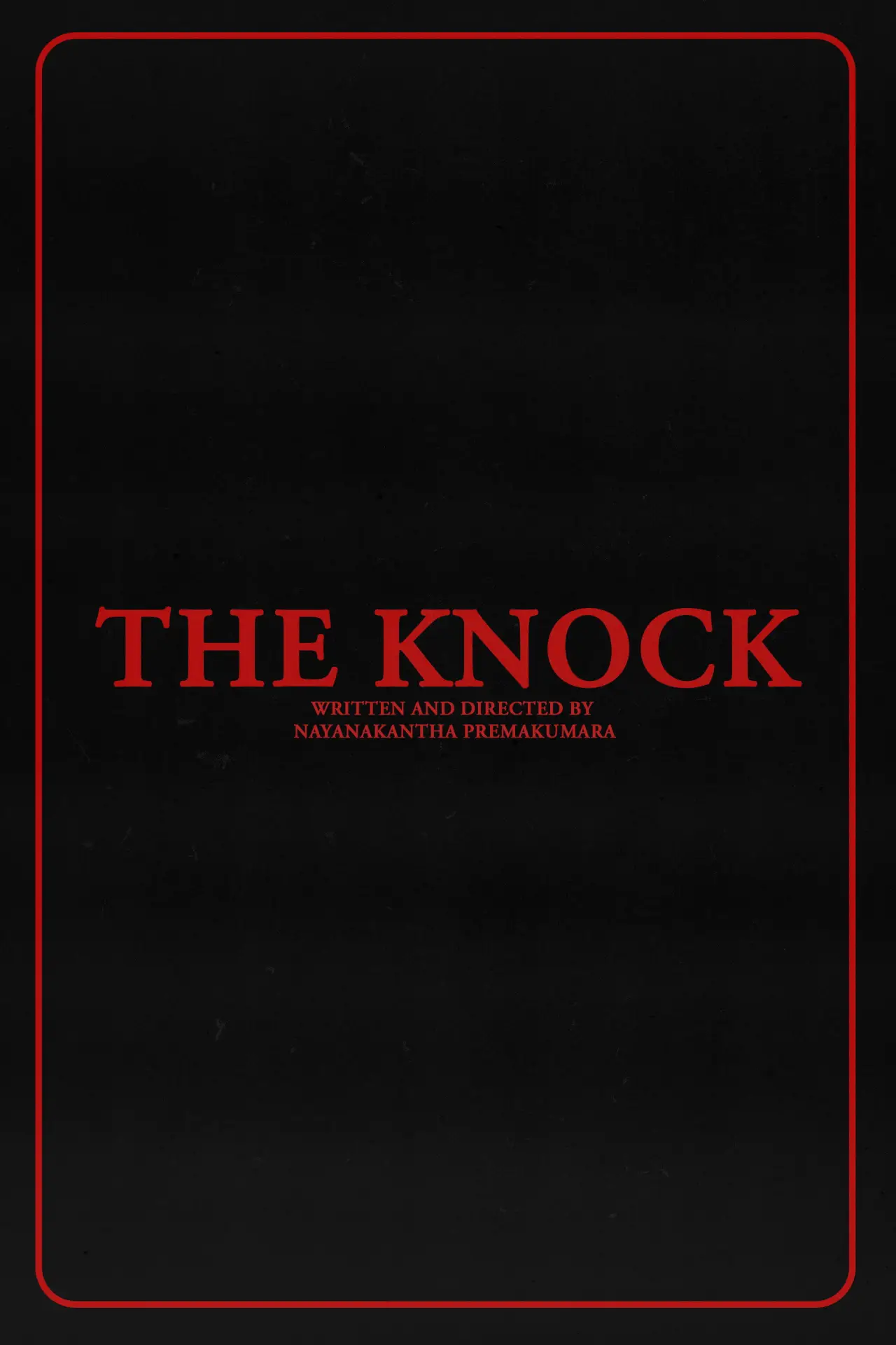 Постер к фильму "The Knock"
