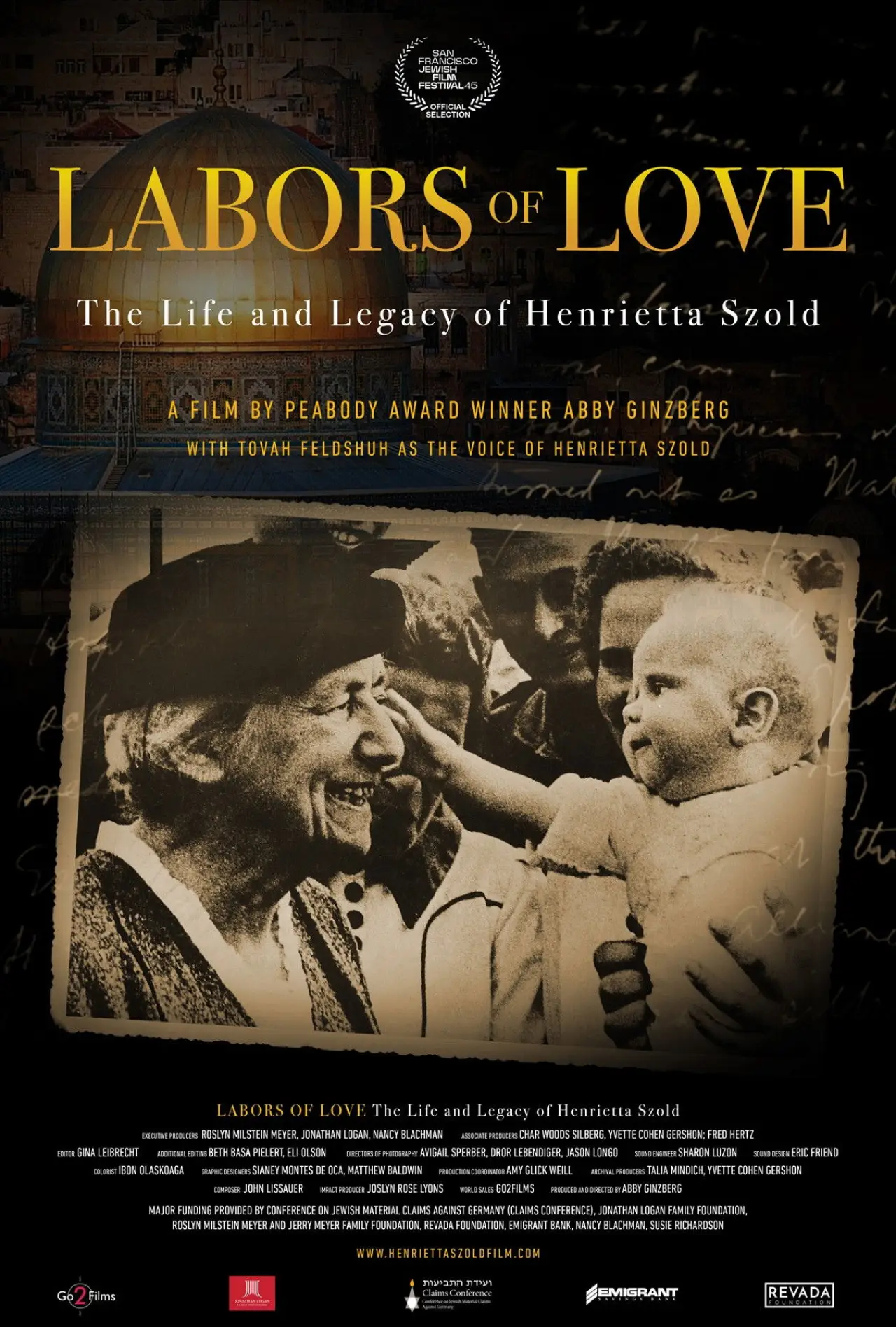 Постер к фильму "Labors of Love: The Life and Legacy of Henrietta Szold"