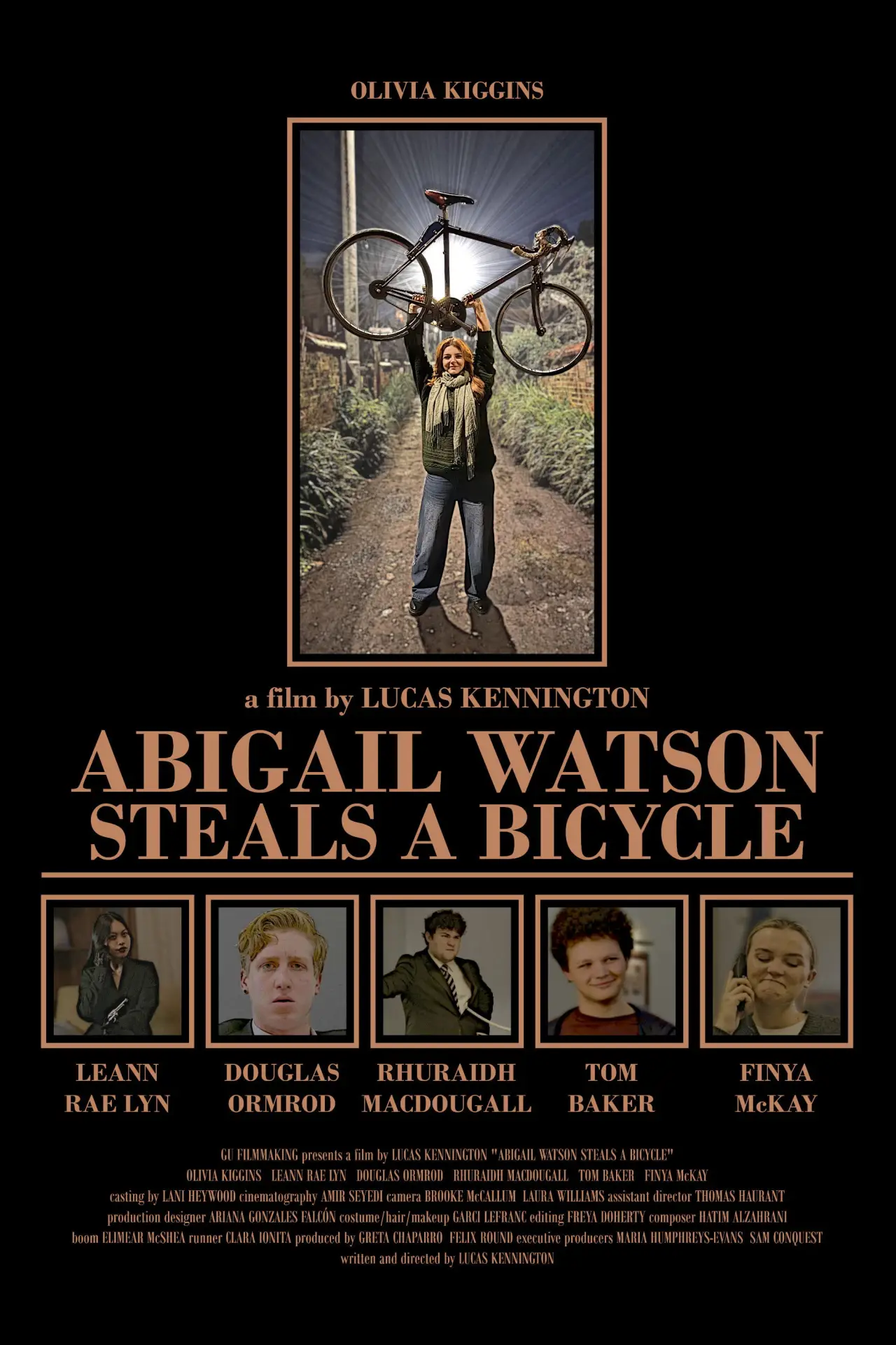 Постер к фильму "Abigail Watson Steals a Bicycle"