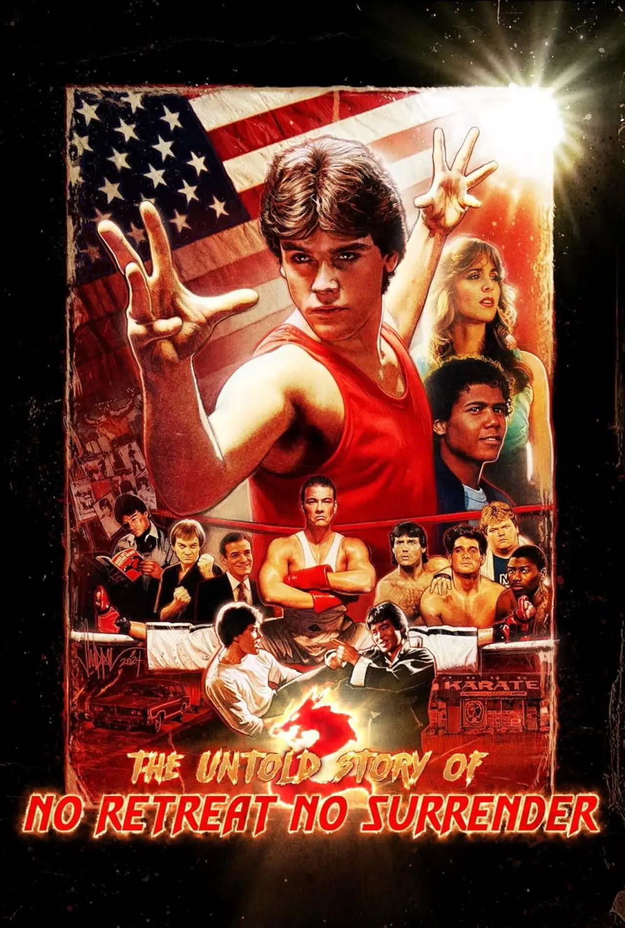 Постер к фильму "The Untold Story of No Retreat No Surrender"